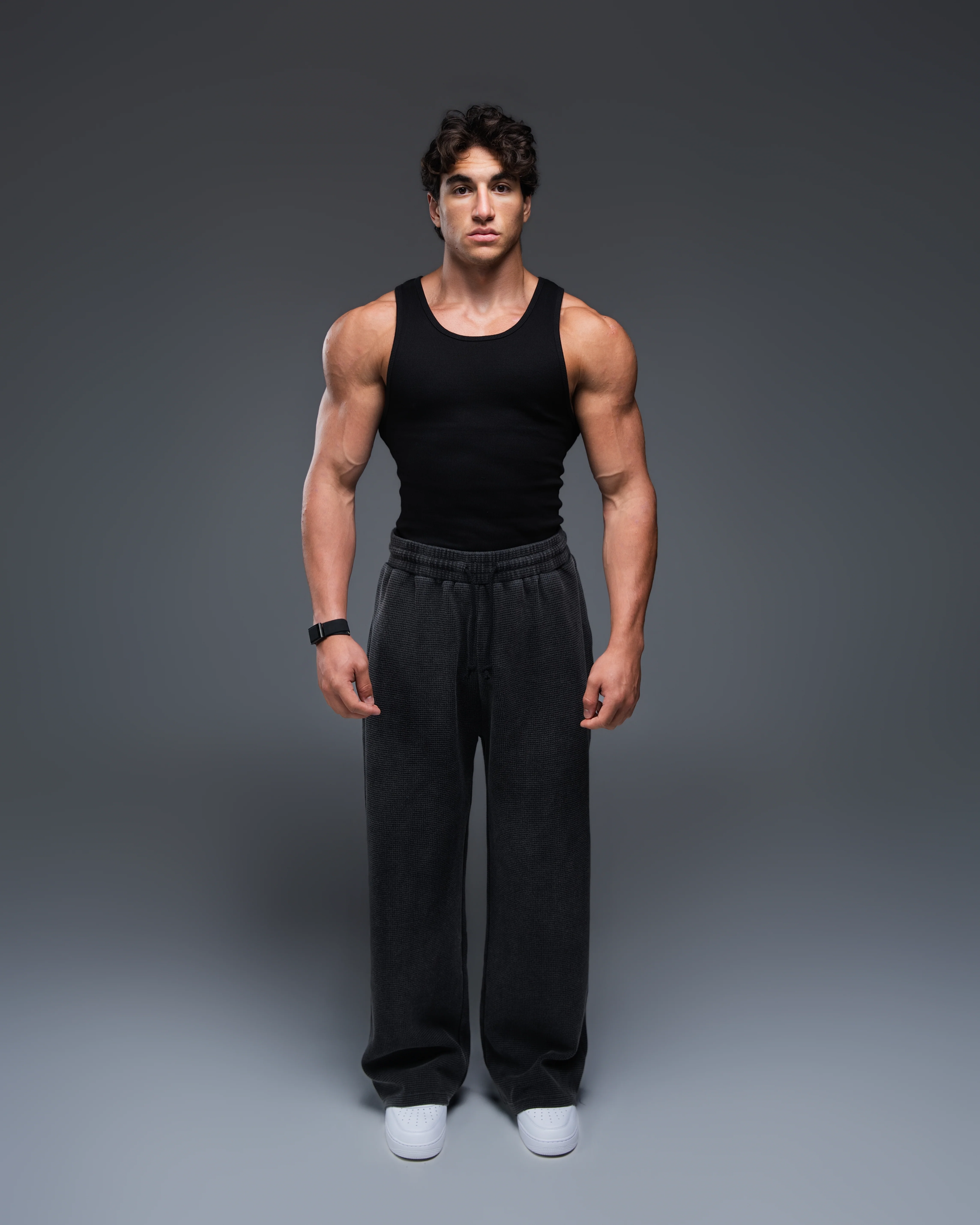 CLEARANCE Acid Wash 100% Cotton Straight Leg Jogger - Image 5