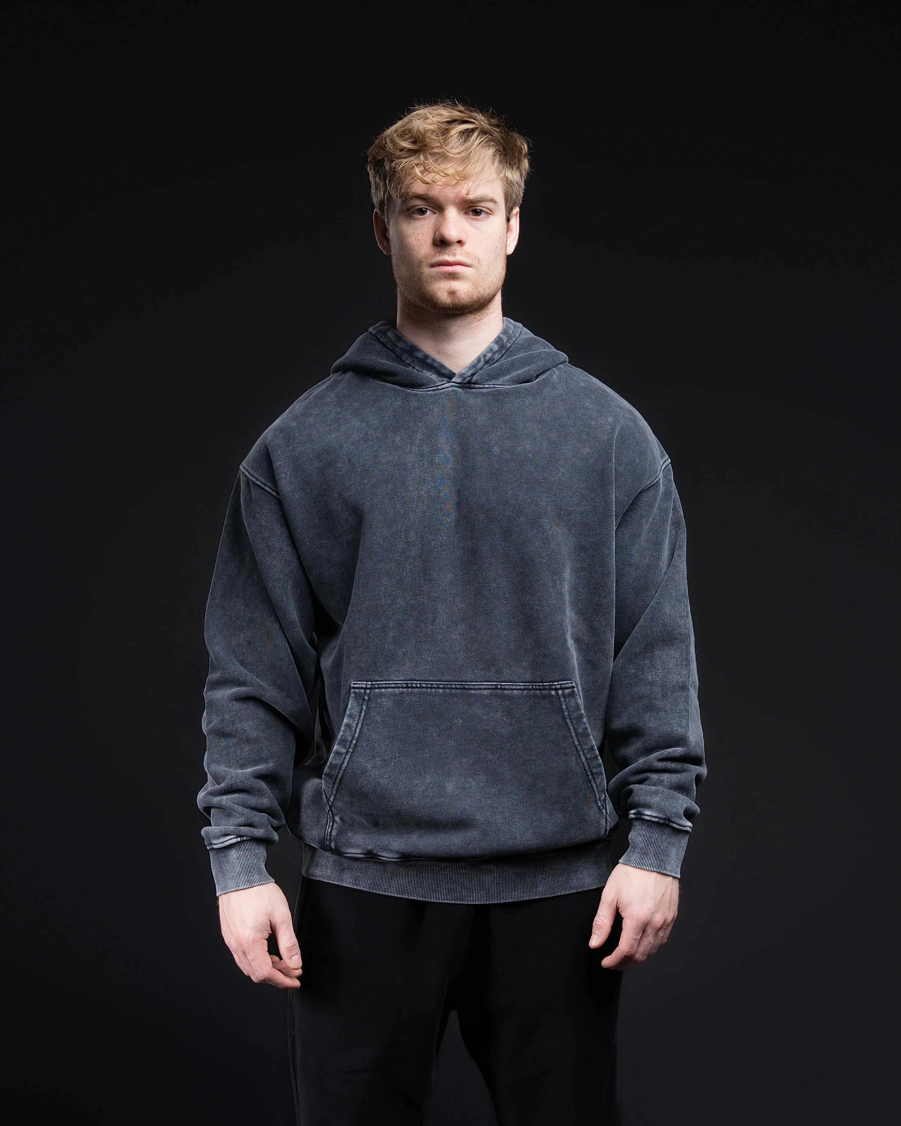 Blank Acid Wash Hoodie - 420 GSM 100% Cotton - Image 6