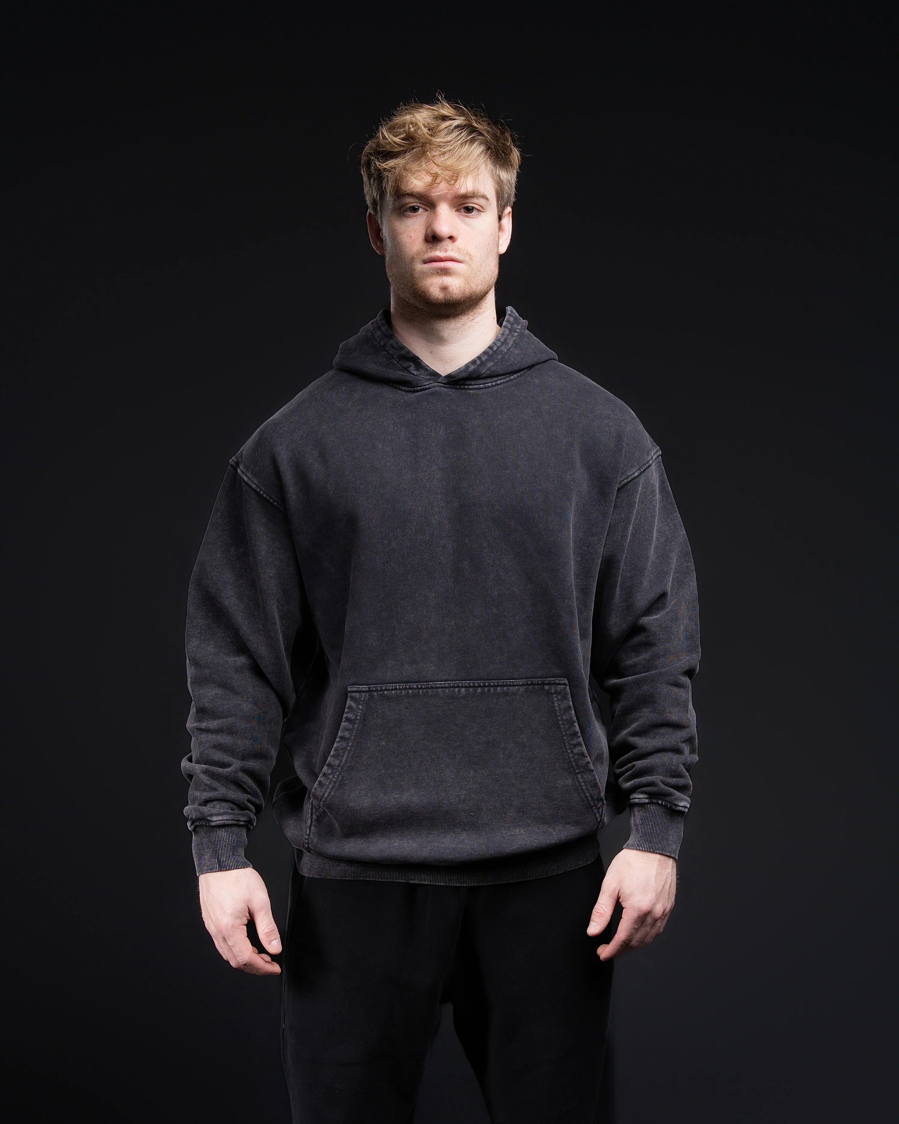 Blank Acid Wash Hoodie - 420 GSM 100% Cotton - Image 7