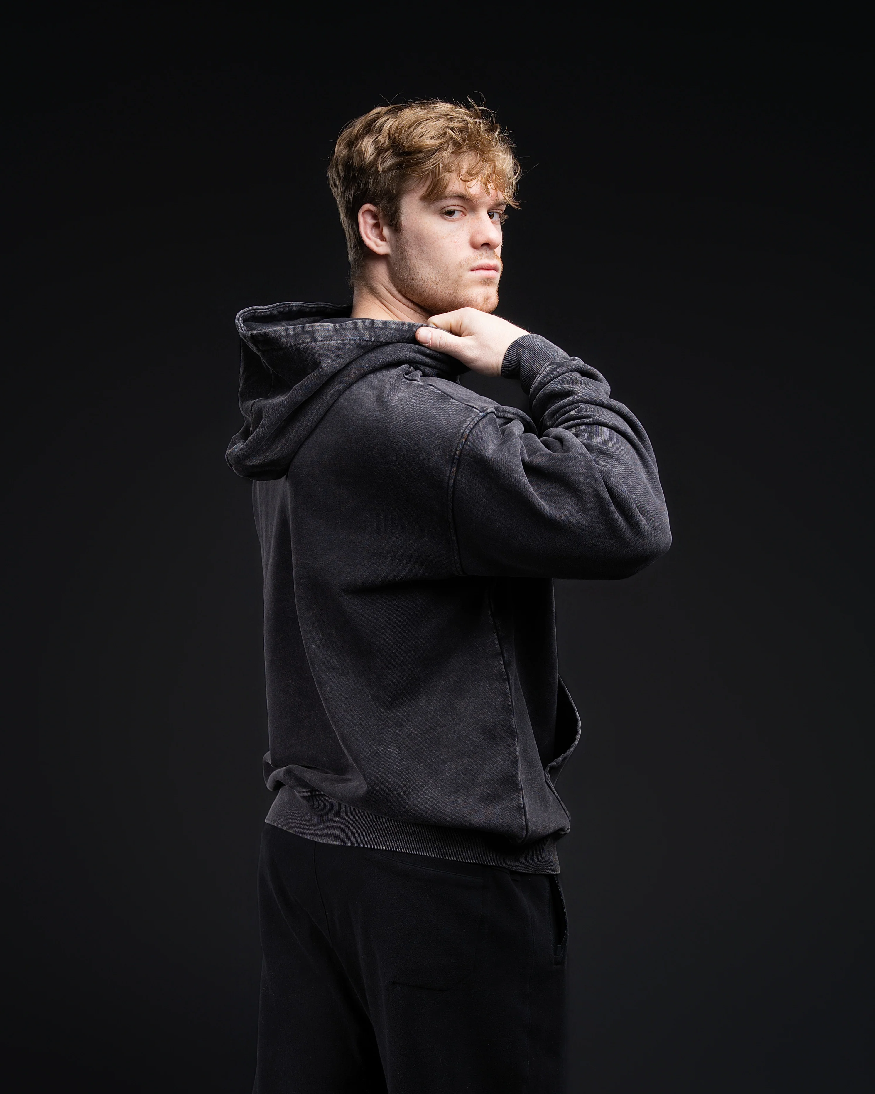 Blank Acid Wash Hoodie - 420 GSM 100% Cotton - Image 9