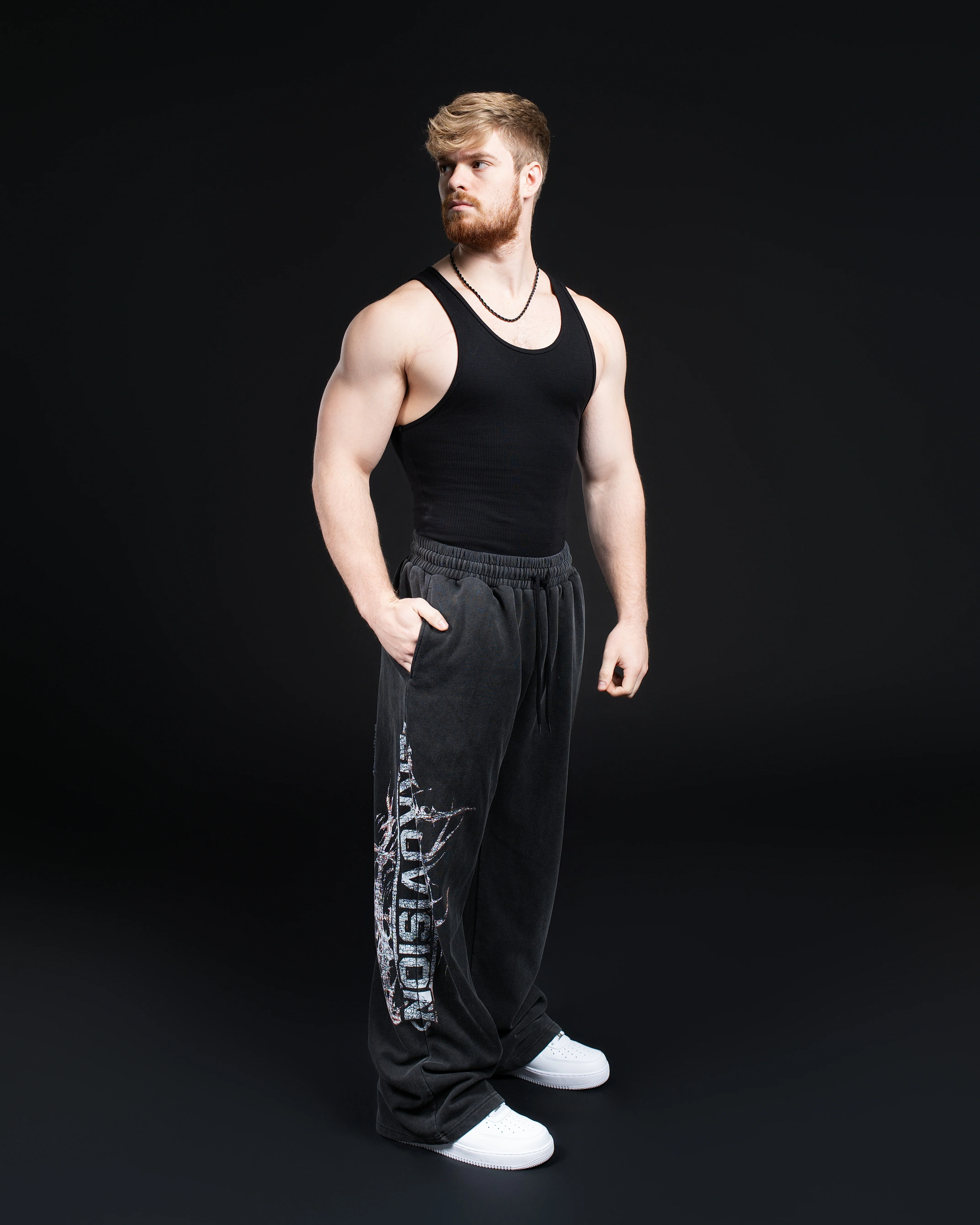 Oversized Acid Wash Fleece Sweatpants - Image 12