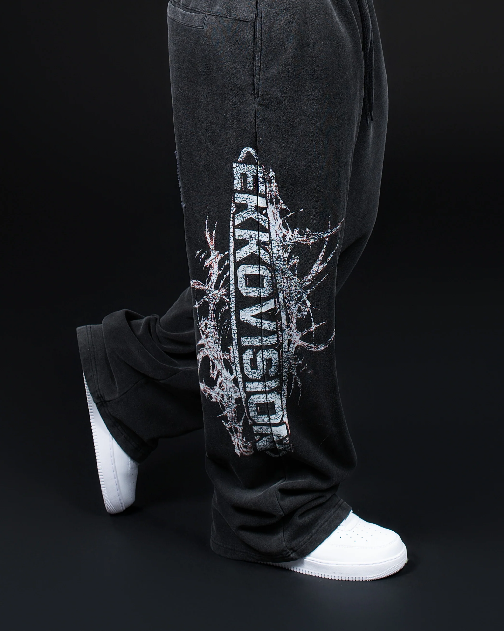 Oversized Acid Wash Fleece Sweatpants - Image 13