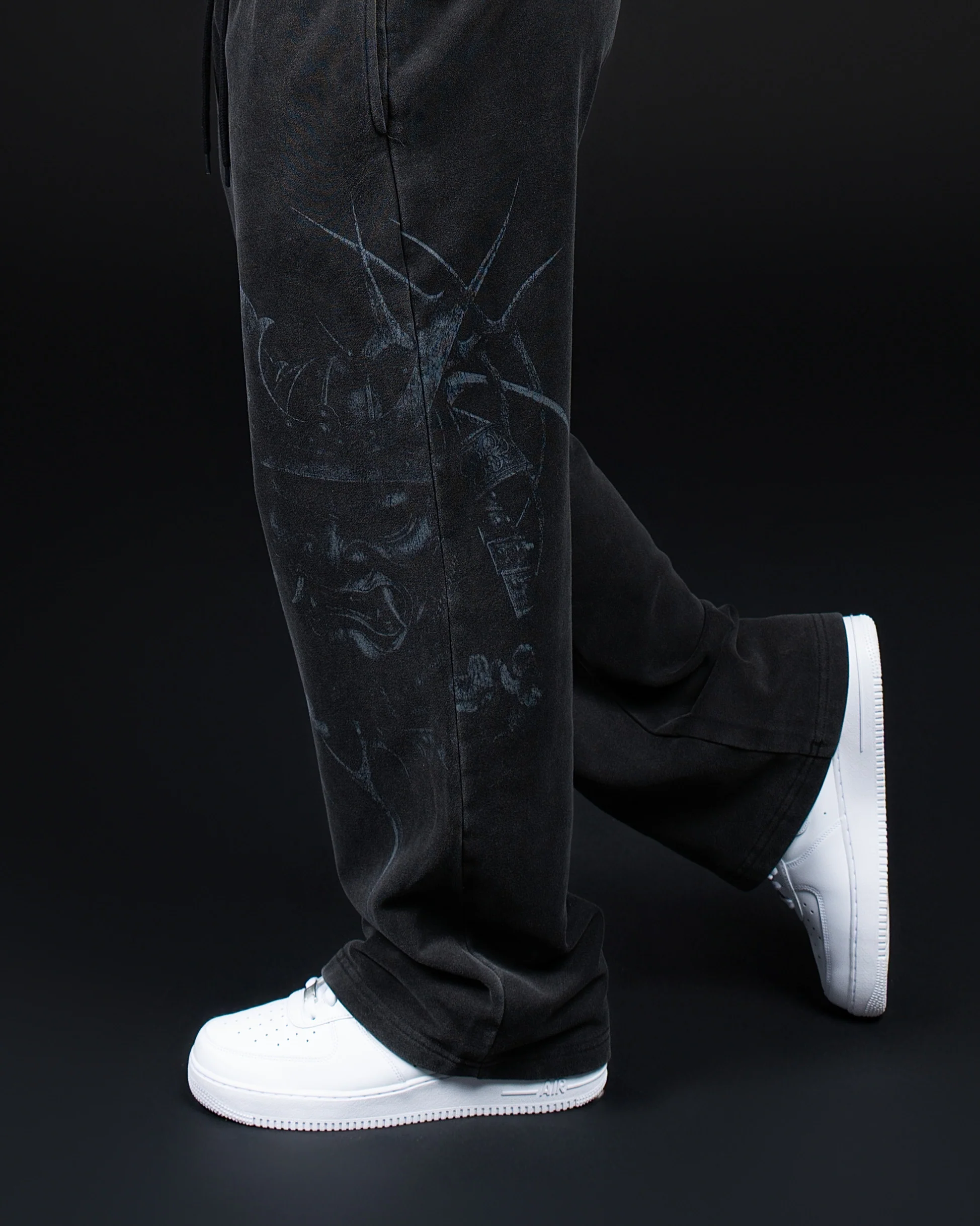 Oversized Acid Wash Fleece Sweatpants - Image 7