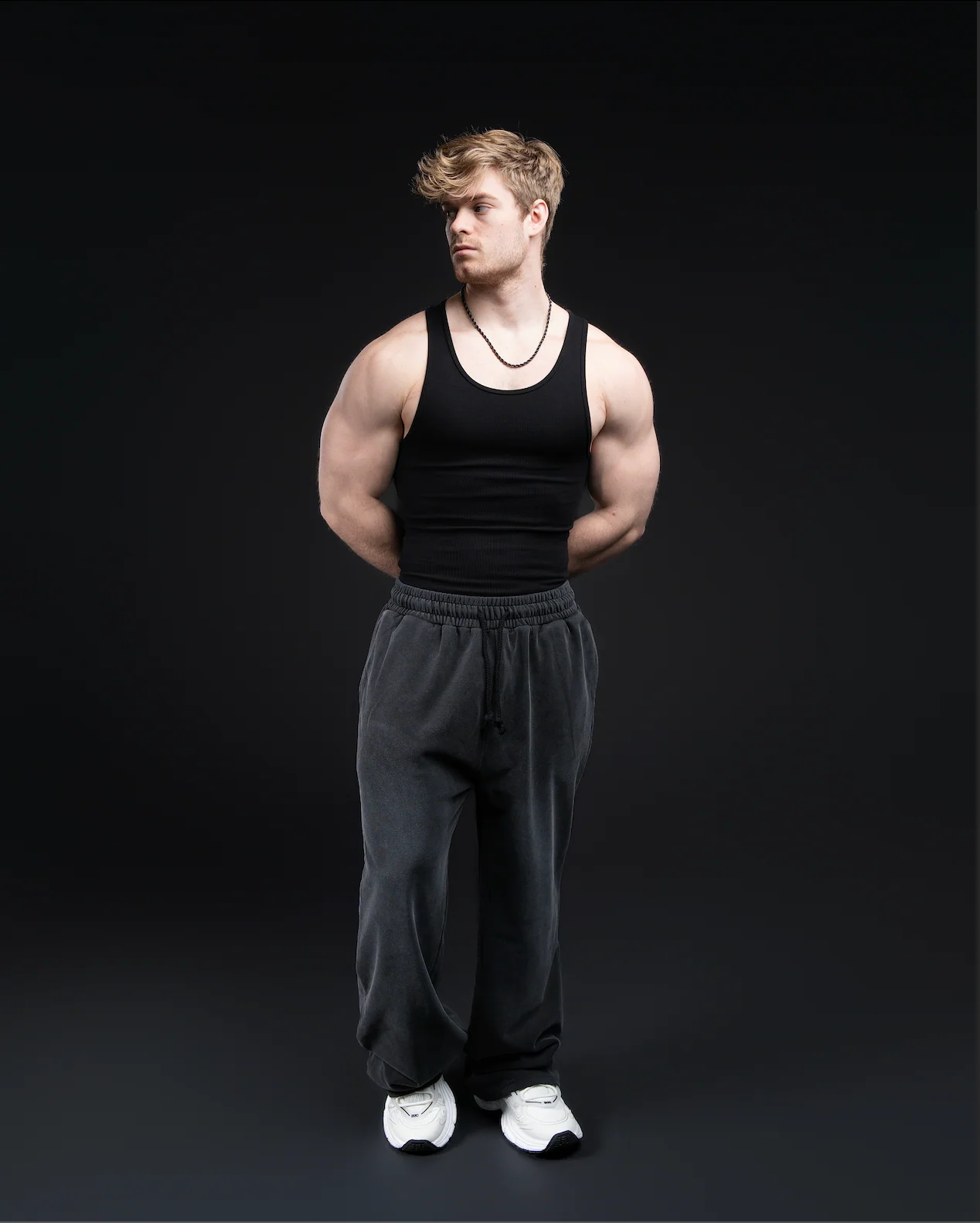 Oversized Acid Wash Fleece Sweatpants - Image 8