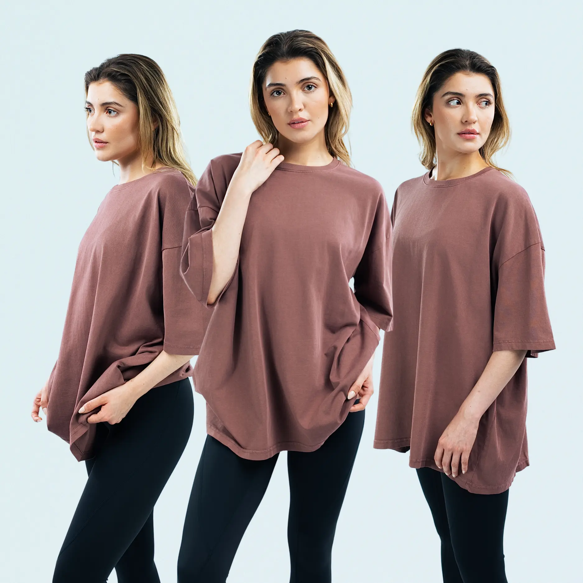 BLANK Acid Washed 100% Cotton Oversized T-shirt - Image 16