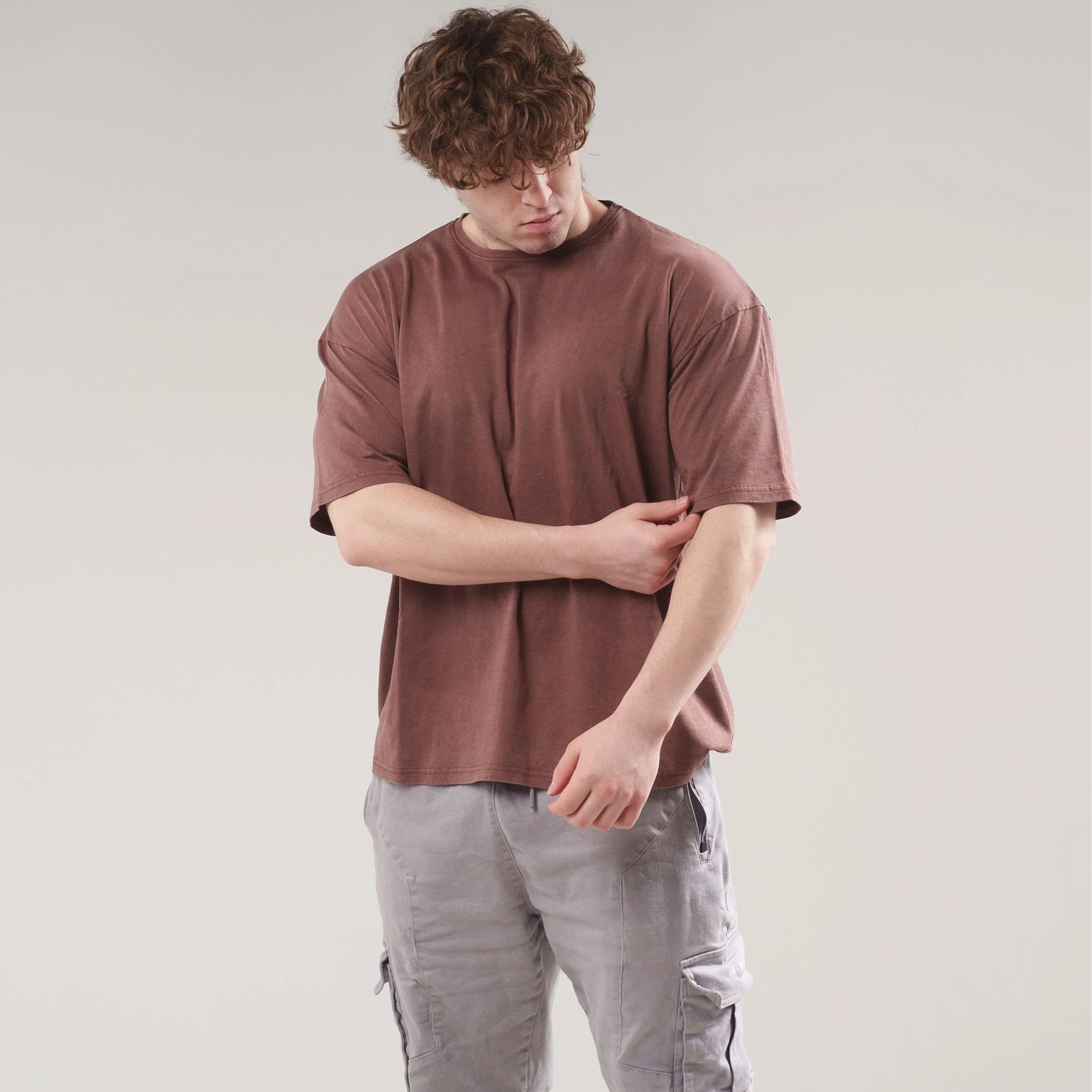 BLANK Acid Washed 100% Cotton Oversized T-shirt - Image 26