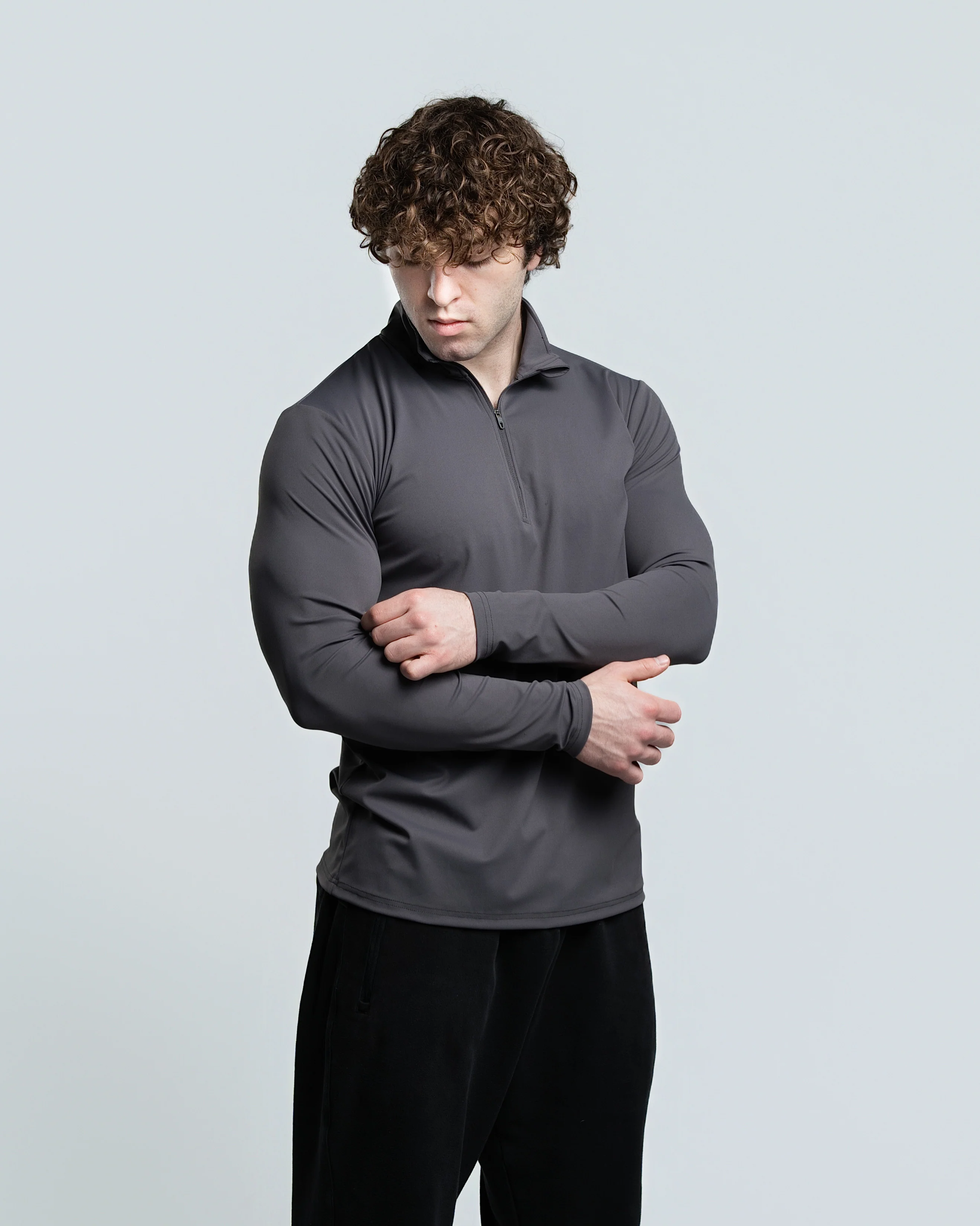 Brushed Nylon Quarter Zip - Image 3