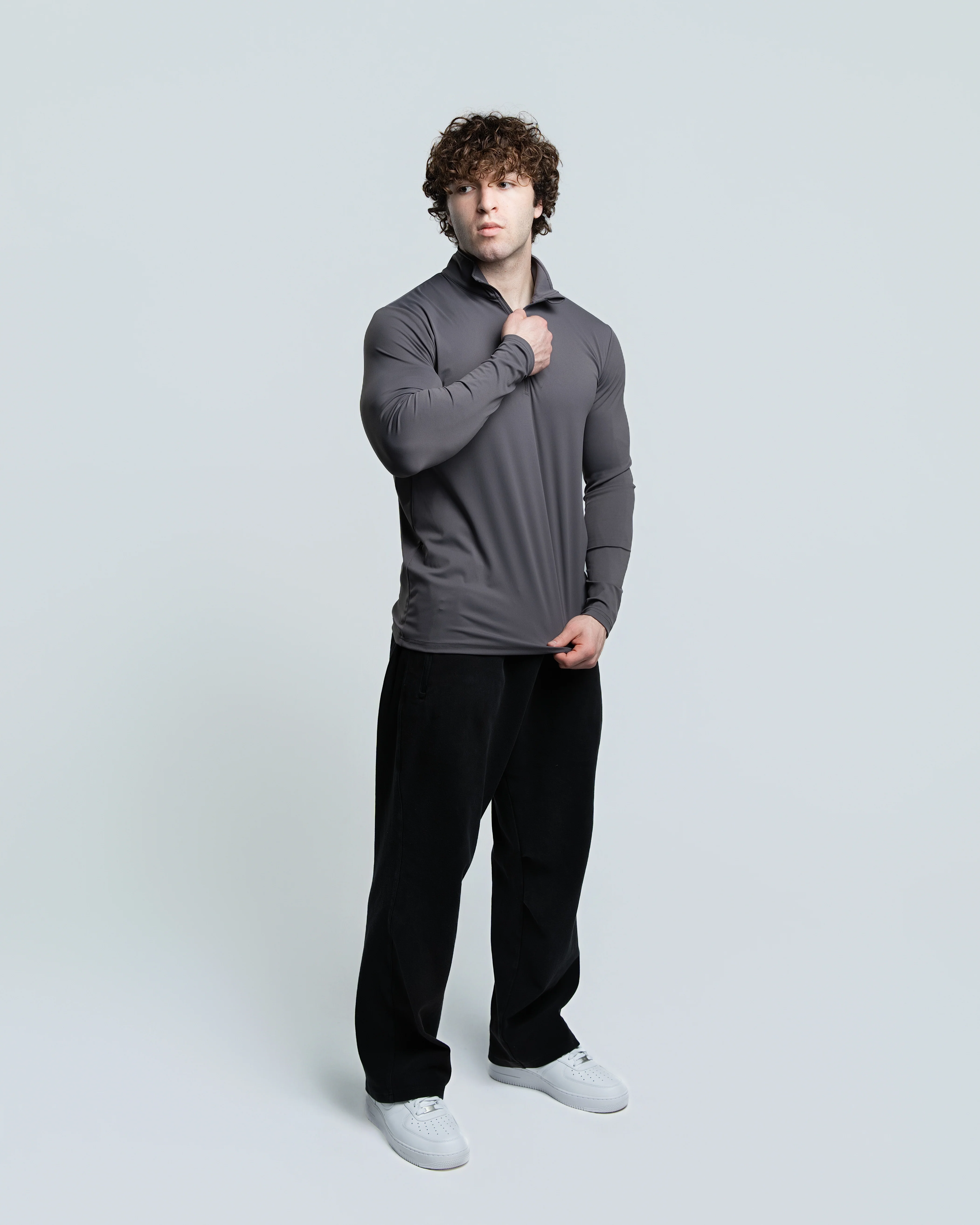 Brushed Nylon Quarter Zip - Image 6