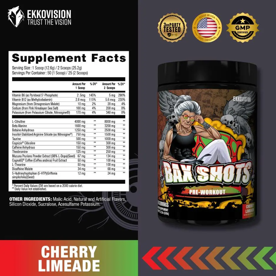 Bax Shots Preworkout - Baxter Signature - Image 13