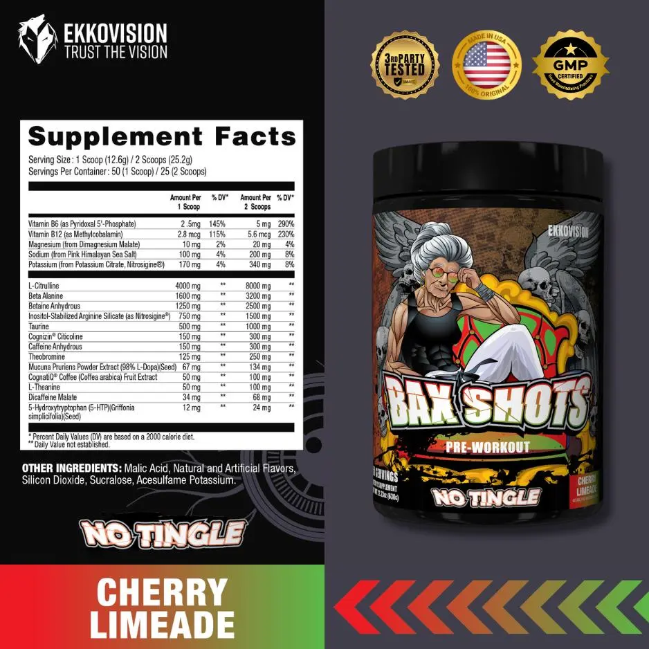 Bax Shots Preworkout - Baxter Signature - Image 14