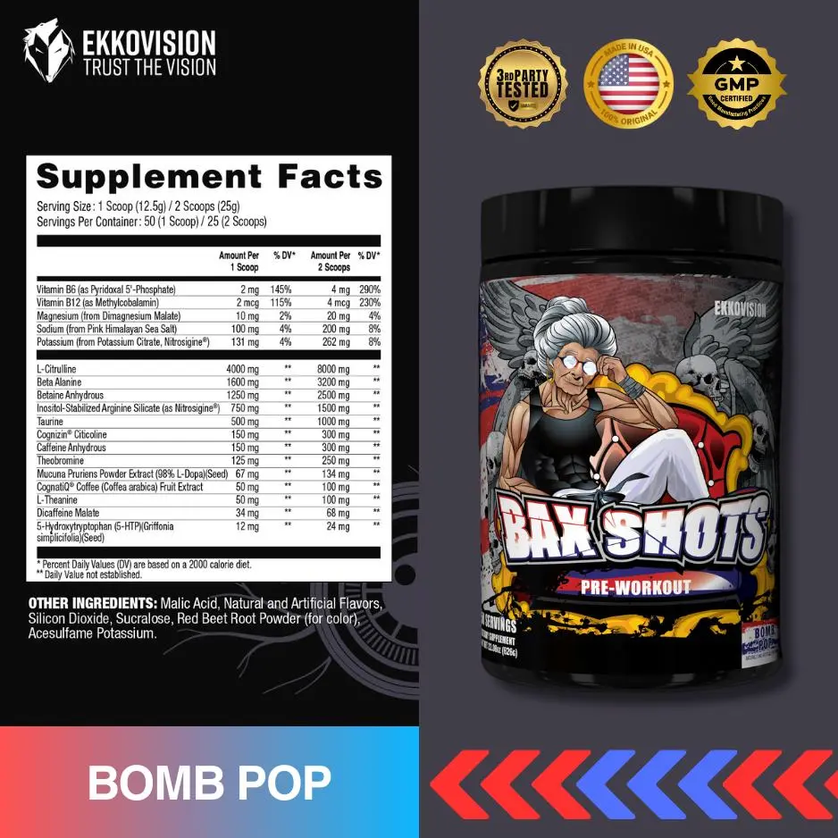 Bax Shots Preworkout - Baxter Signature - Image 15