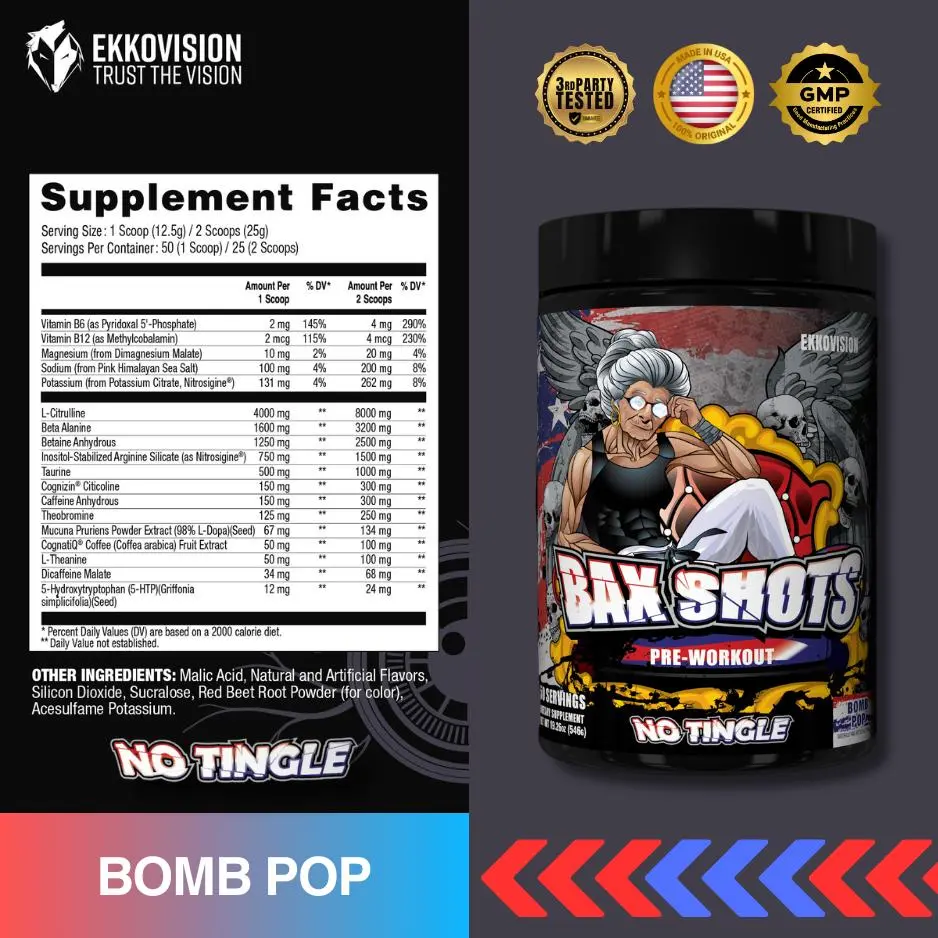 Bax Shots Preworkout - Baxter Signature - Image 16