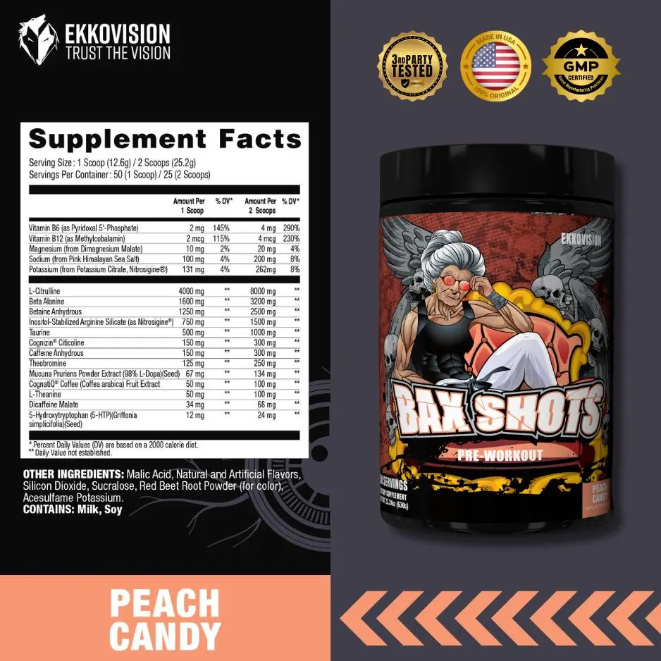 Bax Shots Preworkout - Baxter Signature - Image 18