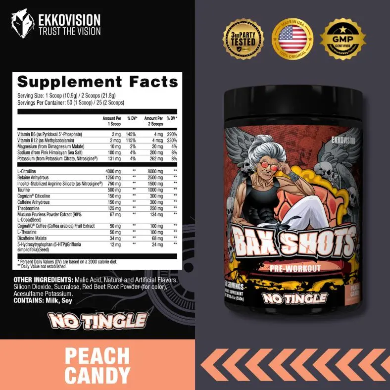Bax Shots Preworkout - Baxter Signature - Image 19