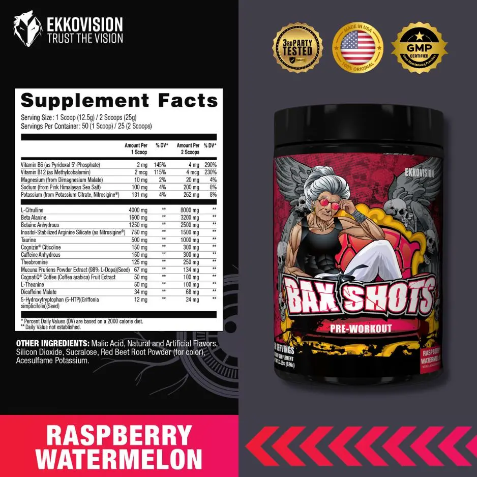 Bax Shots Preworkout - Baxter Signature - Image 20