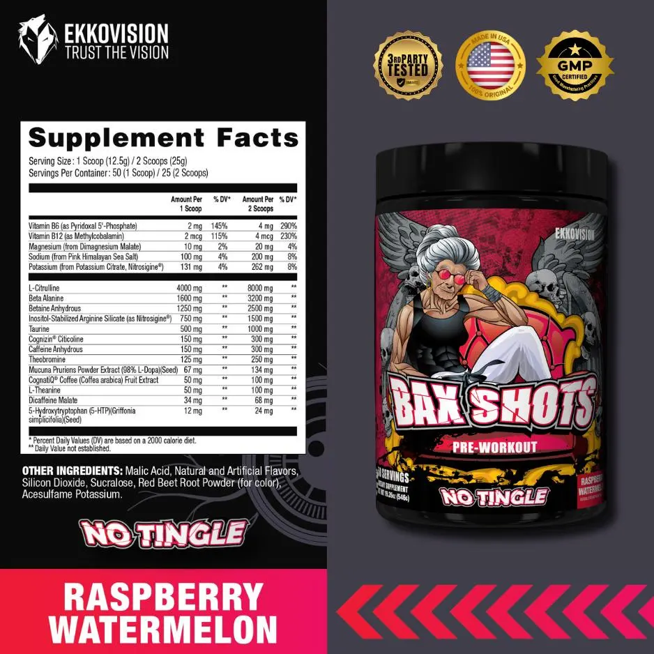 Bax Shots Preworkout - Baxter Signature - Image 21