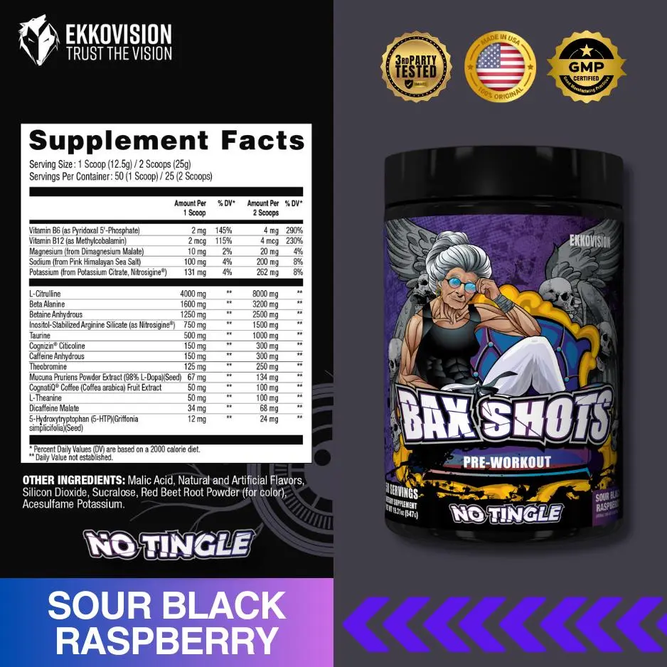 Bax Shots Preworkout - Baxter Signature - Image 23