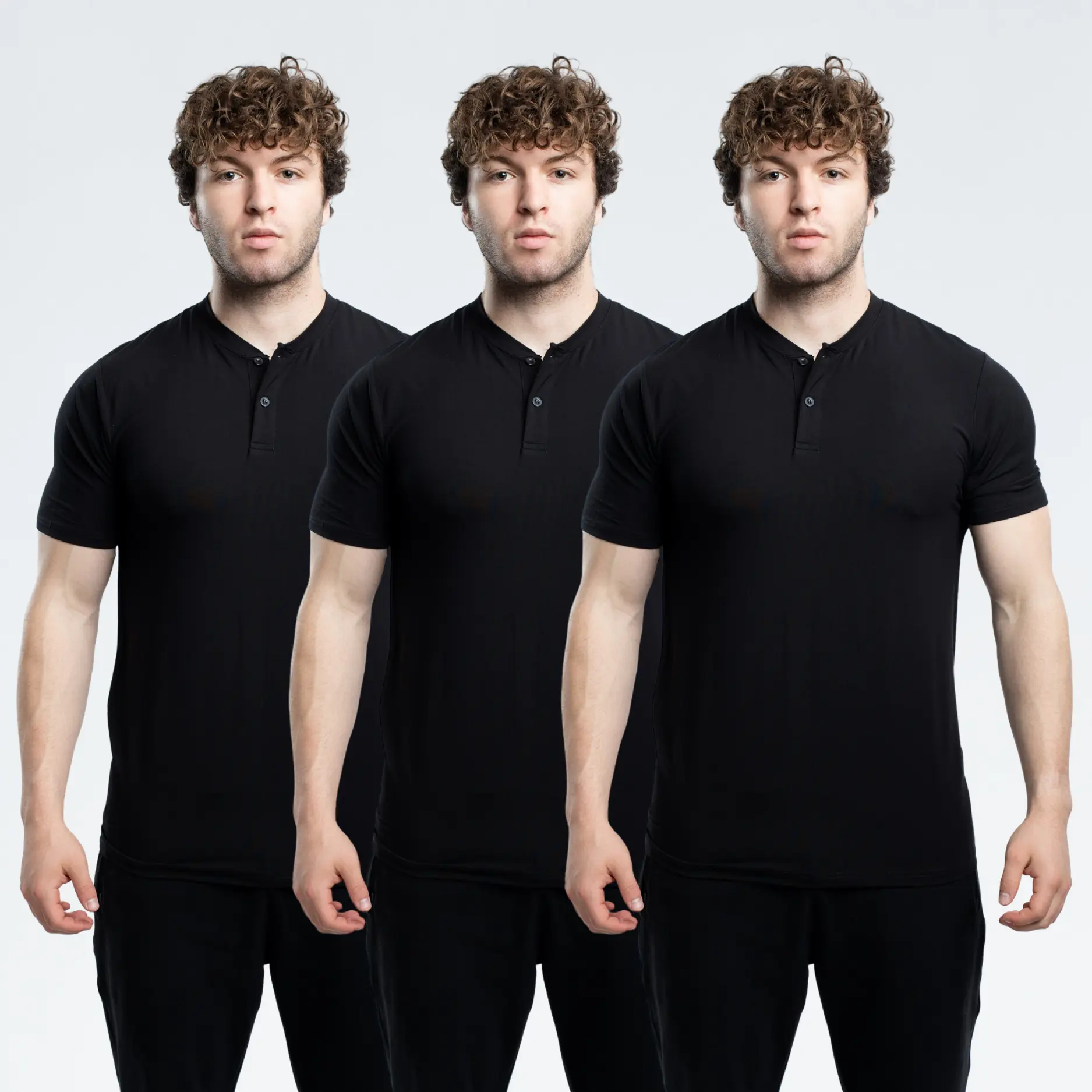 EKKO Blank Henley Short Sleeve - Image 10