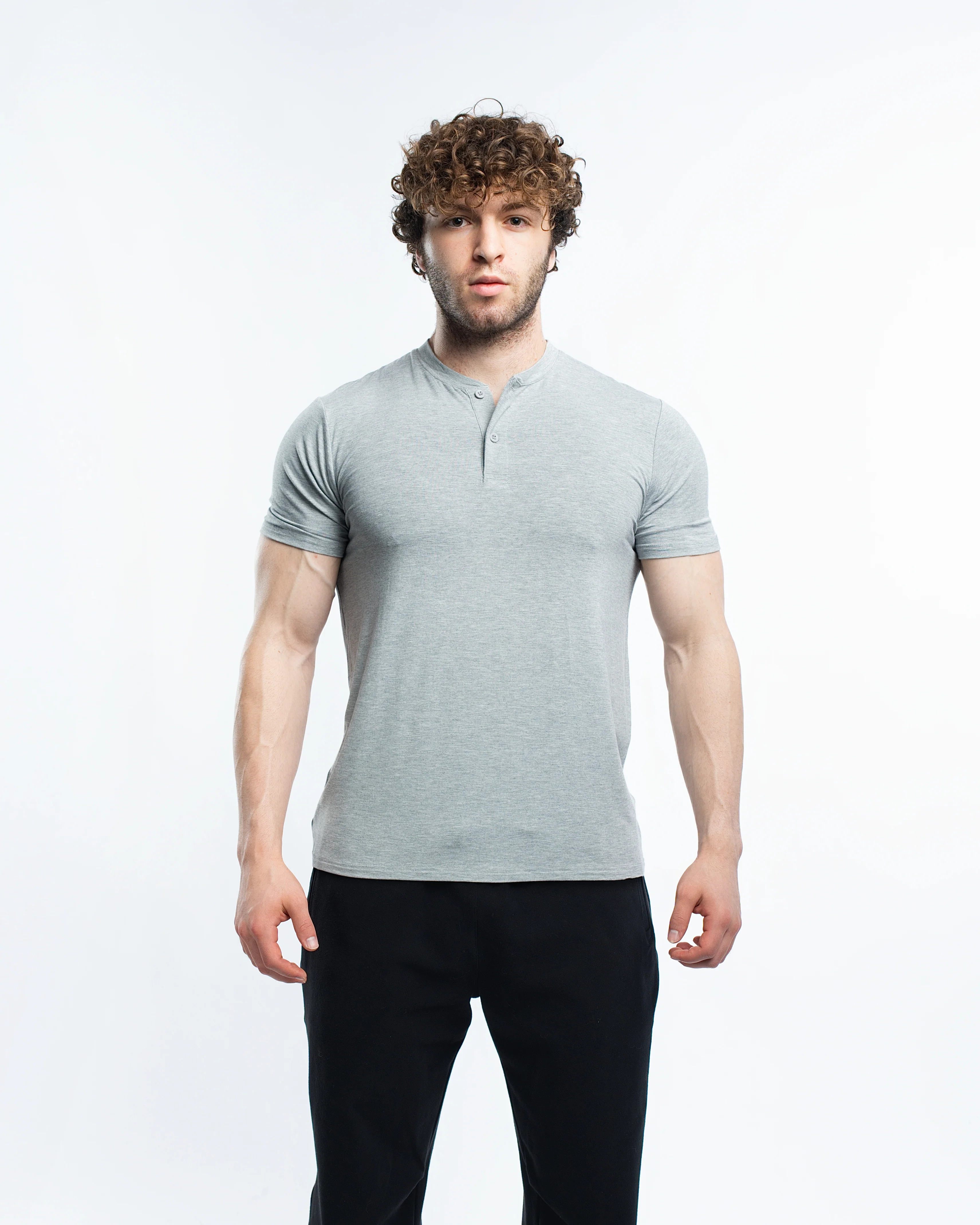 EKKO Blank Henley Short Sleeve - Image 11