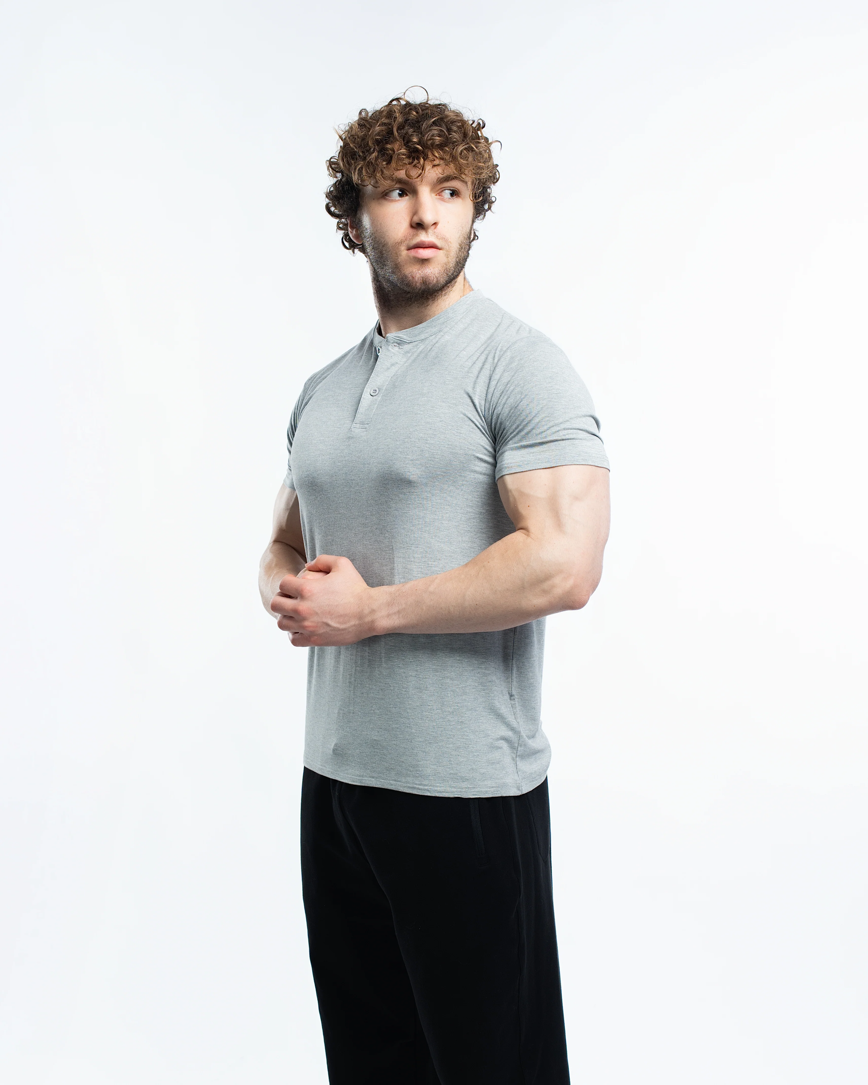 EKKO Blank Henley Short Sleeve - Image 12