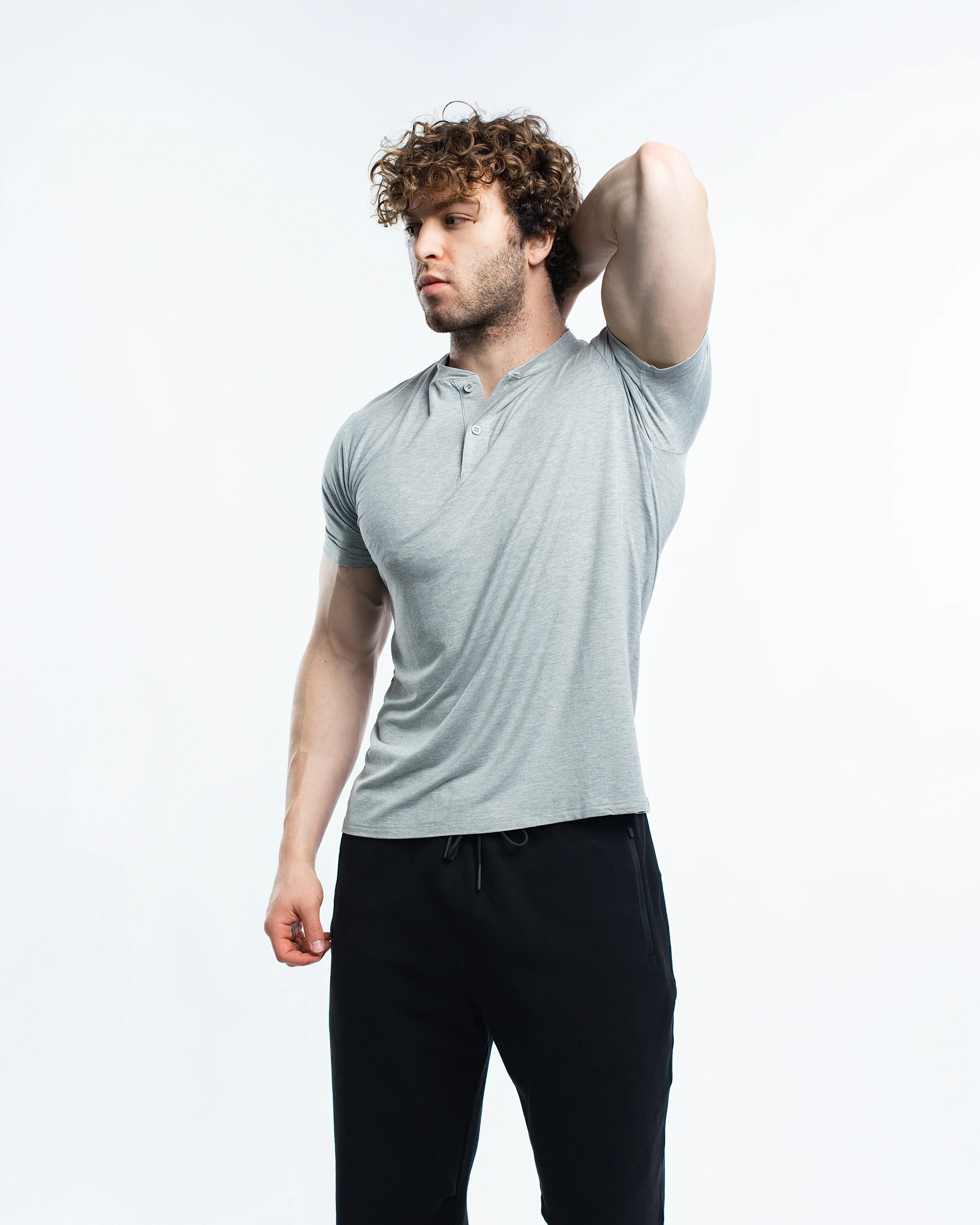 EKKO Blank Henley Short Sleeve - Image 13
