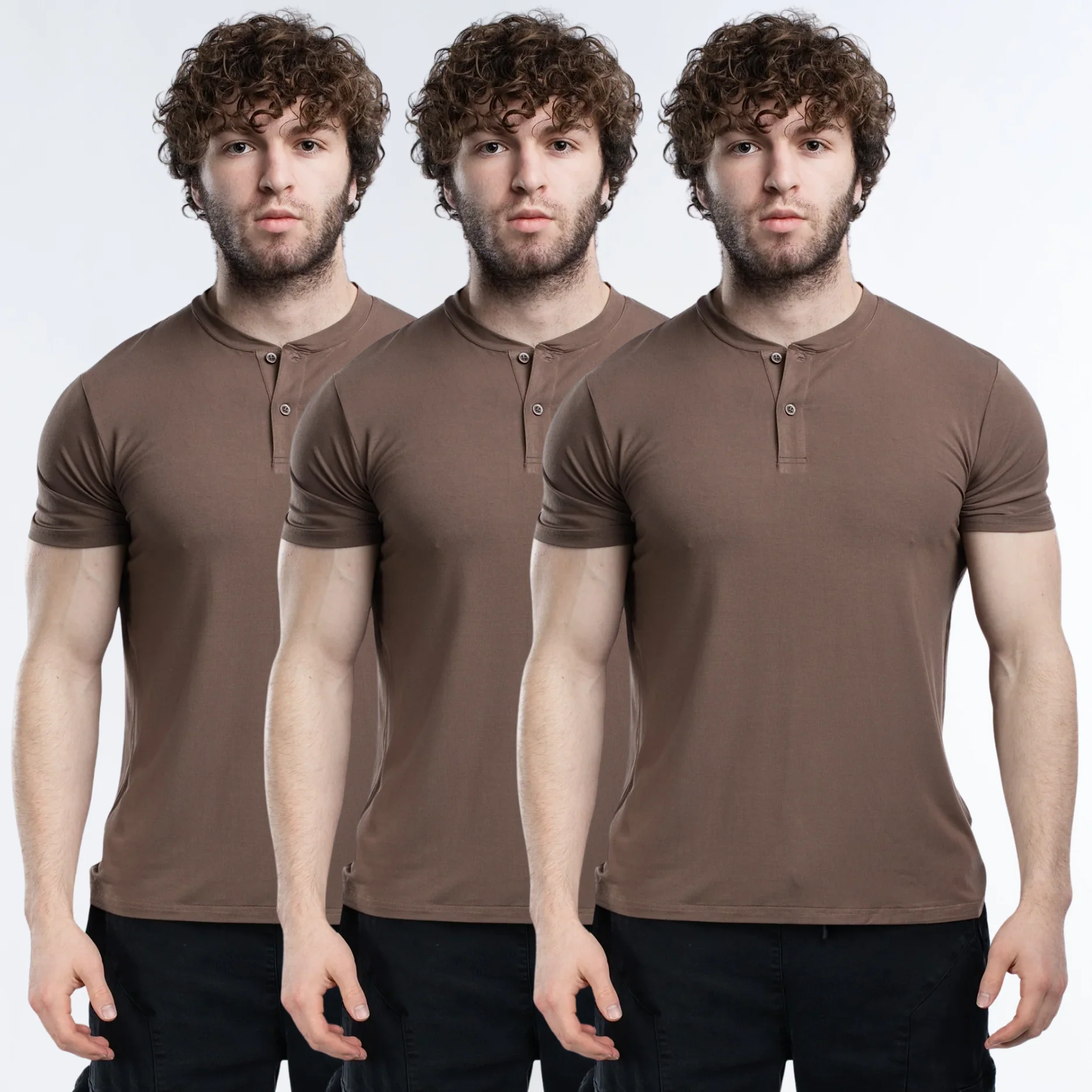 EKKO Blank Henley Short Sleeve - Image 19