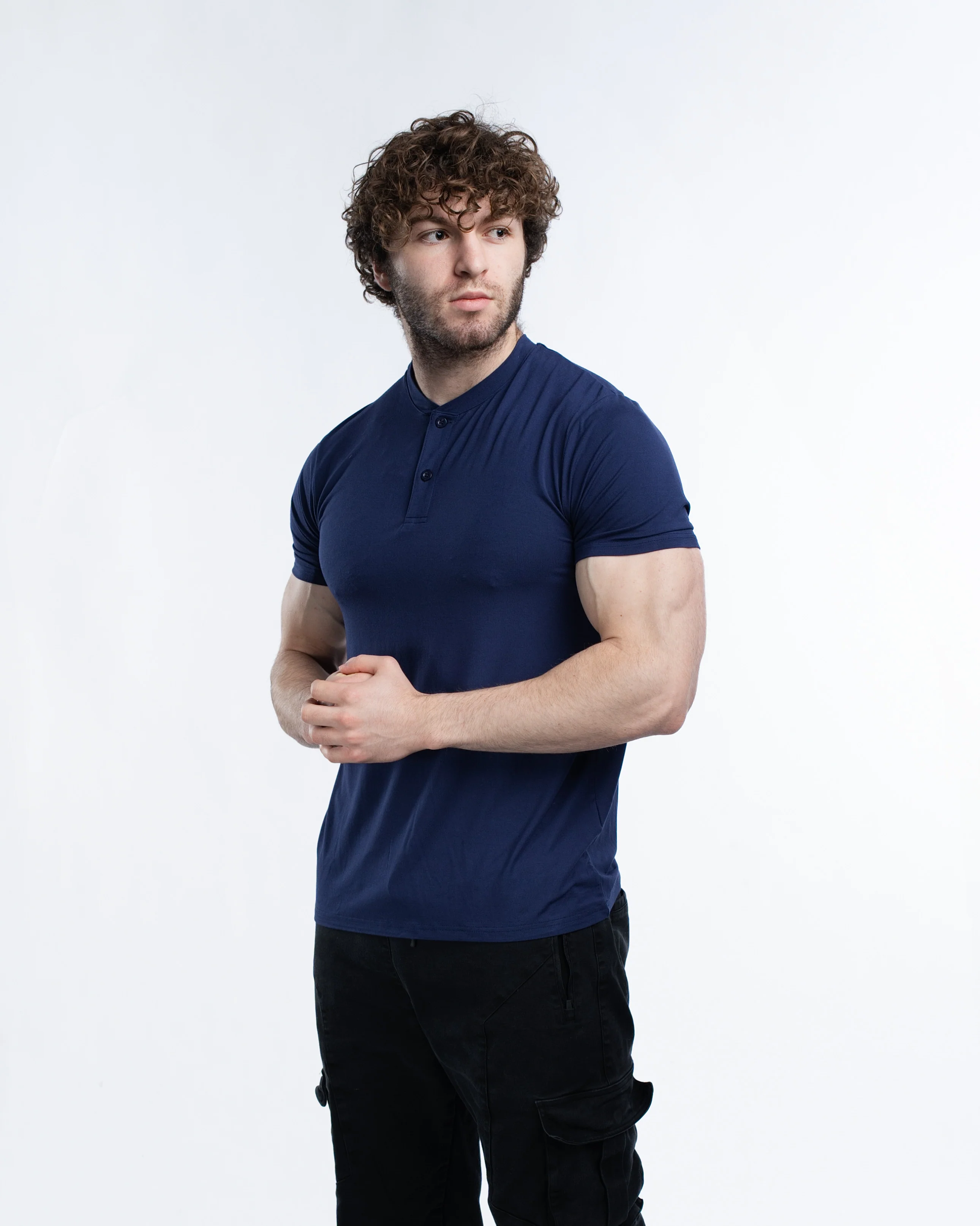 EKKO Blank Henley Short Sleeve - Image 2