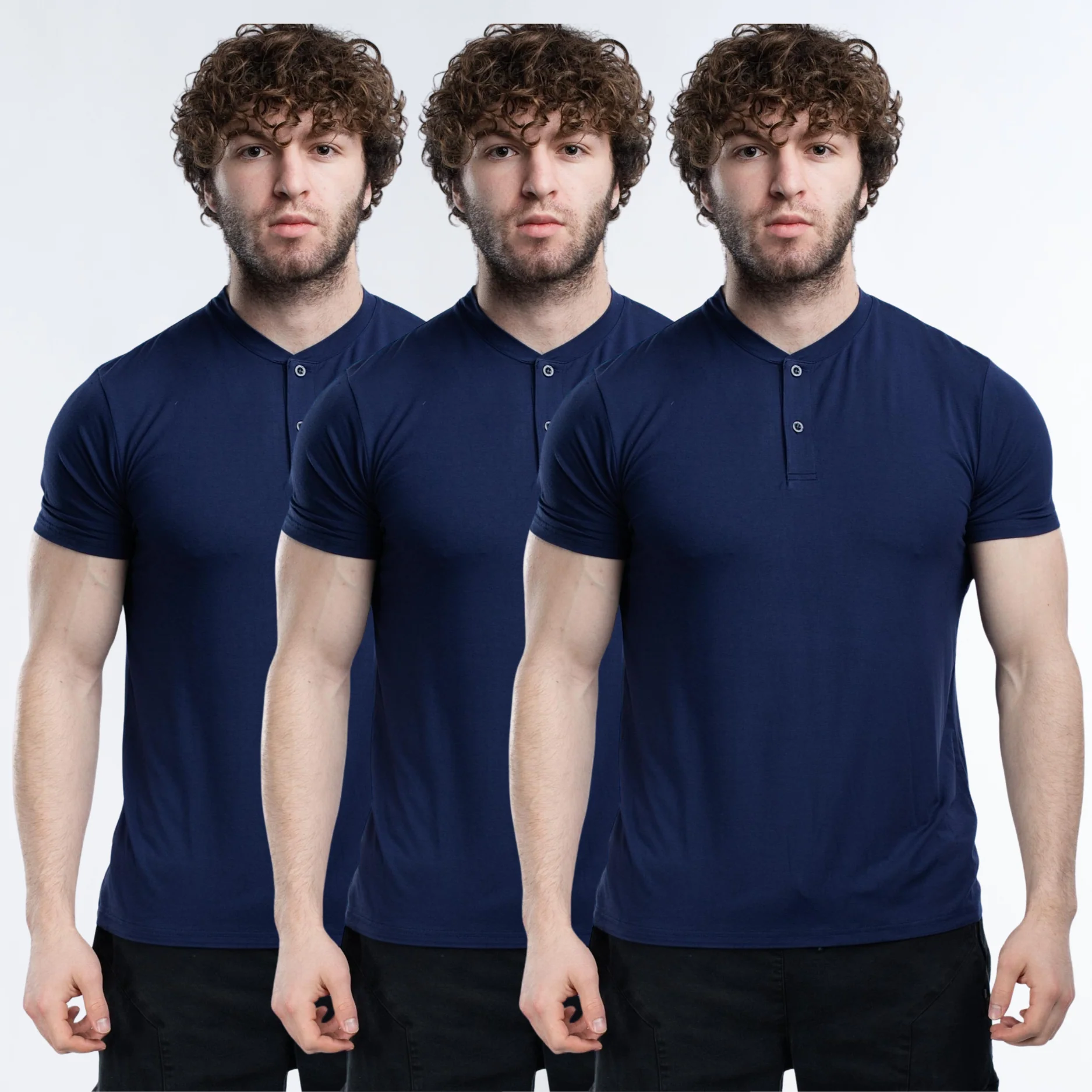 EKKO Blank Henley Short Sleeve - Image 20