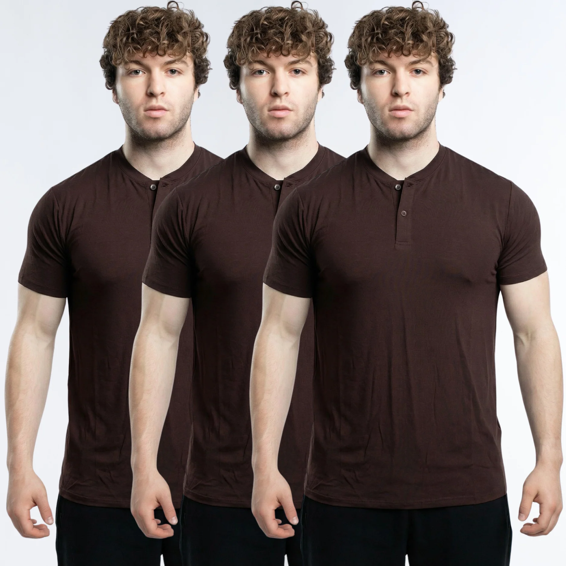 EKKO Blank Henley Short Sleeve - Image 21
