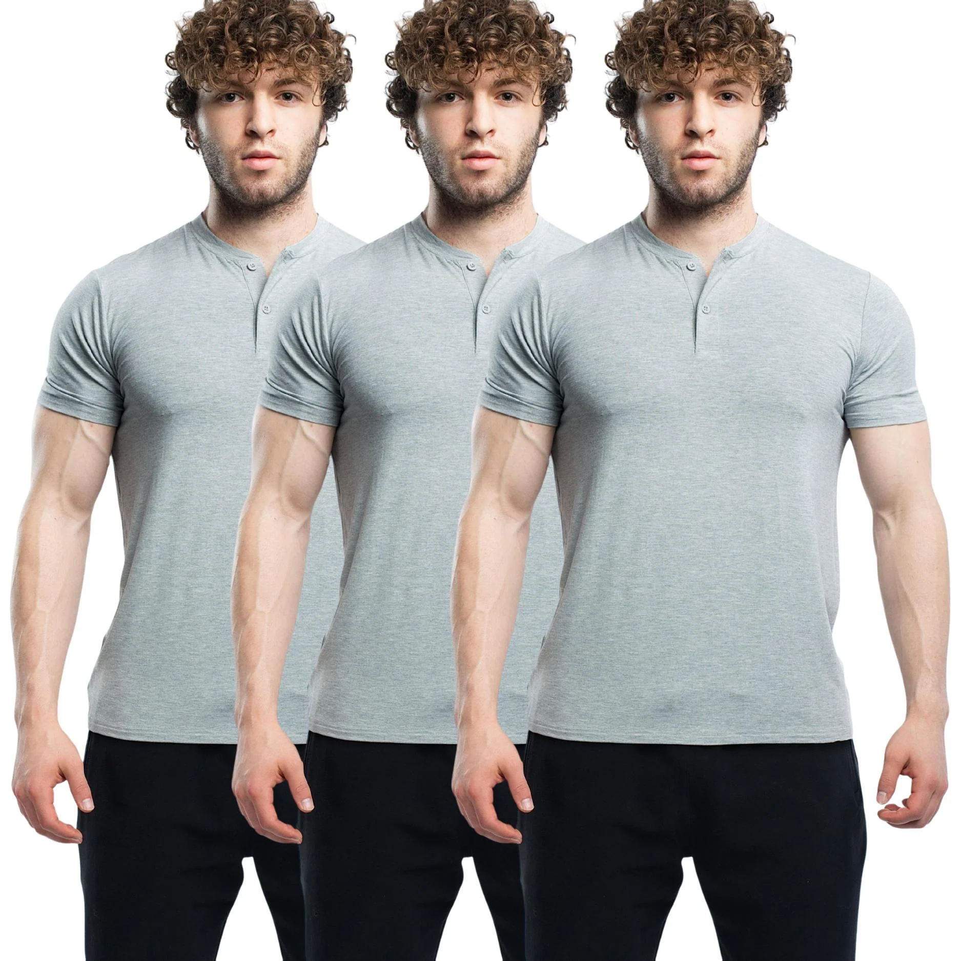 EKKO Blank Henley Short Sleeve - Image 22