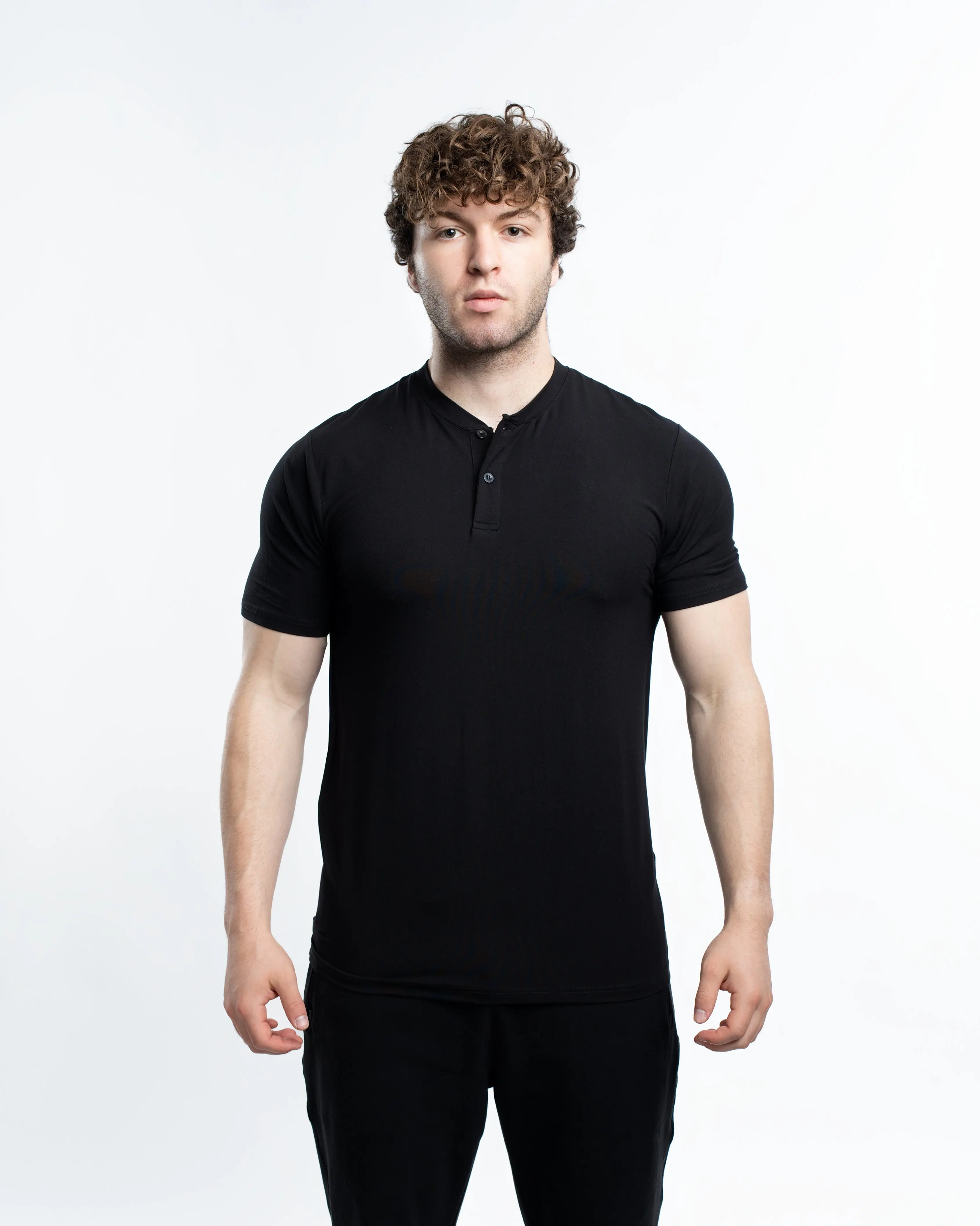 EKKO Blank Henley Short Sleeve - Image 3