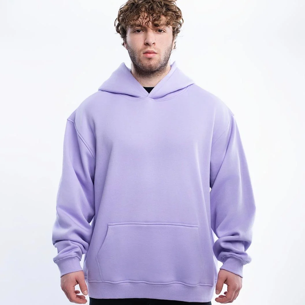 Blank Polar Fleece Hoodie 380 GSM - Image 12