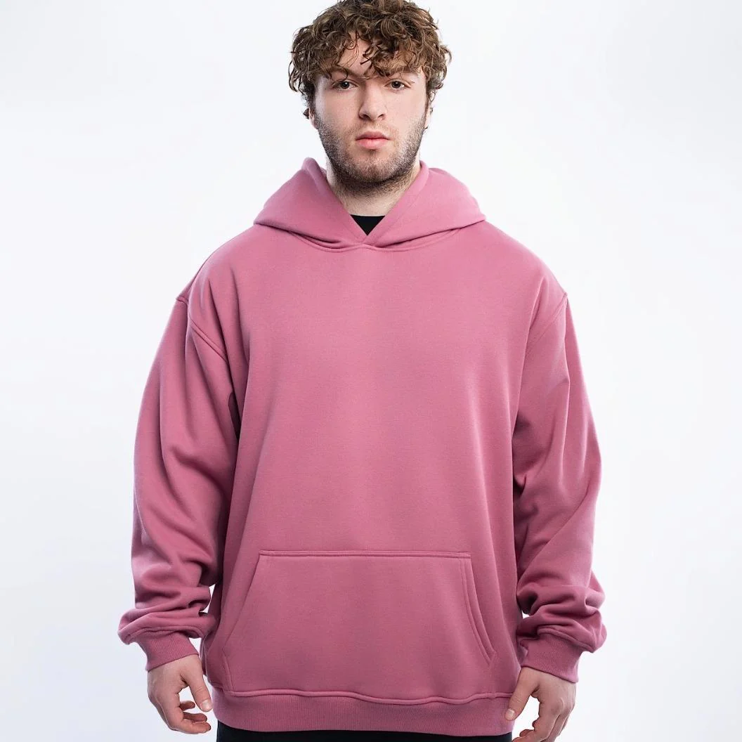 Blank Polar Fleece Hoodie 380 GSM - Image 13