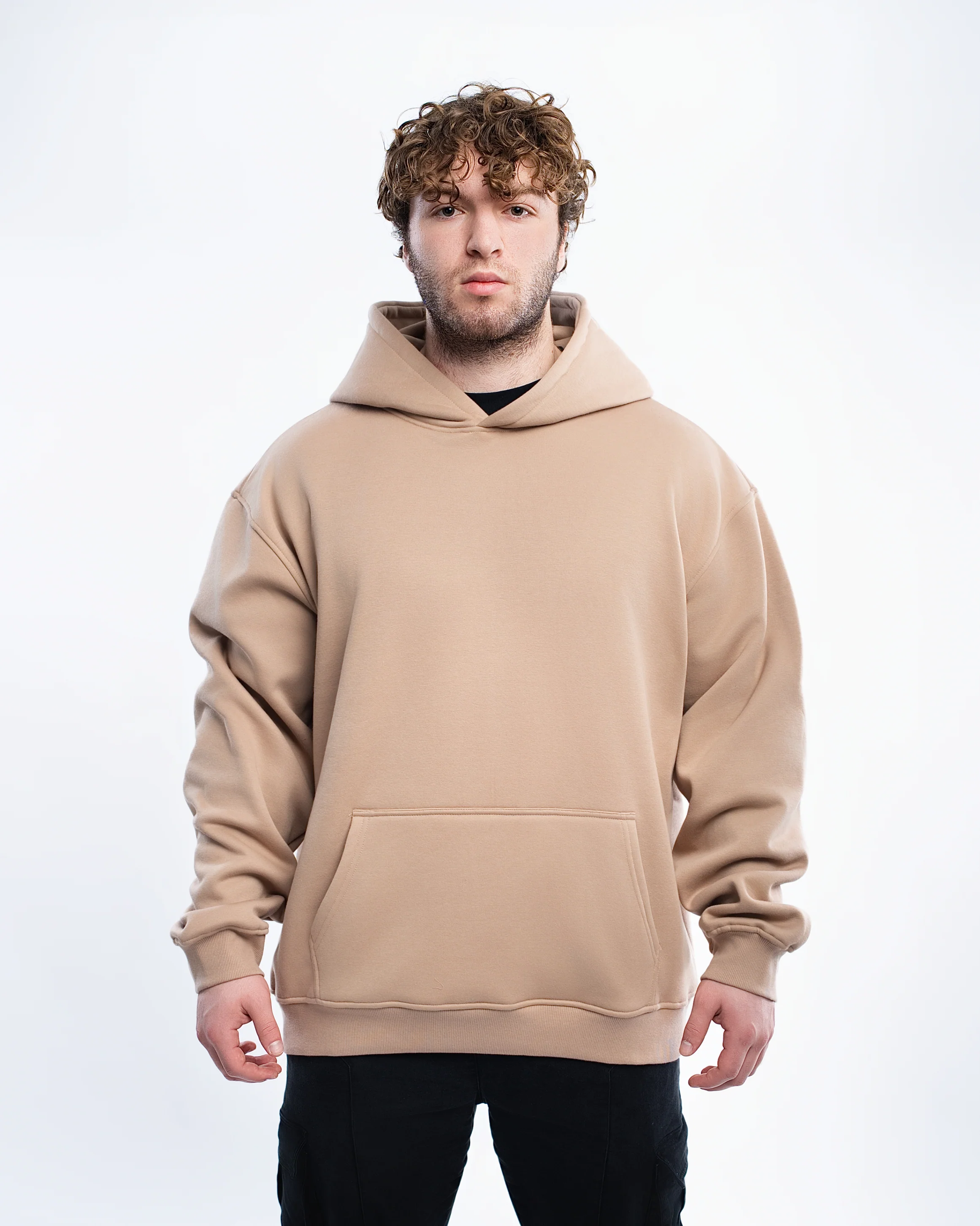 Blank Polar Fleece Hoodie 380 GSM - Image 15