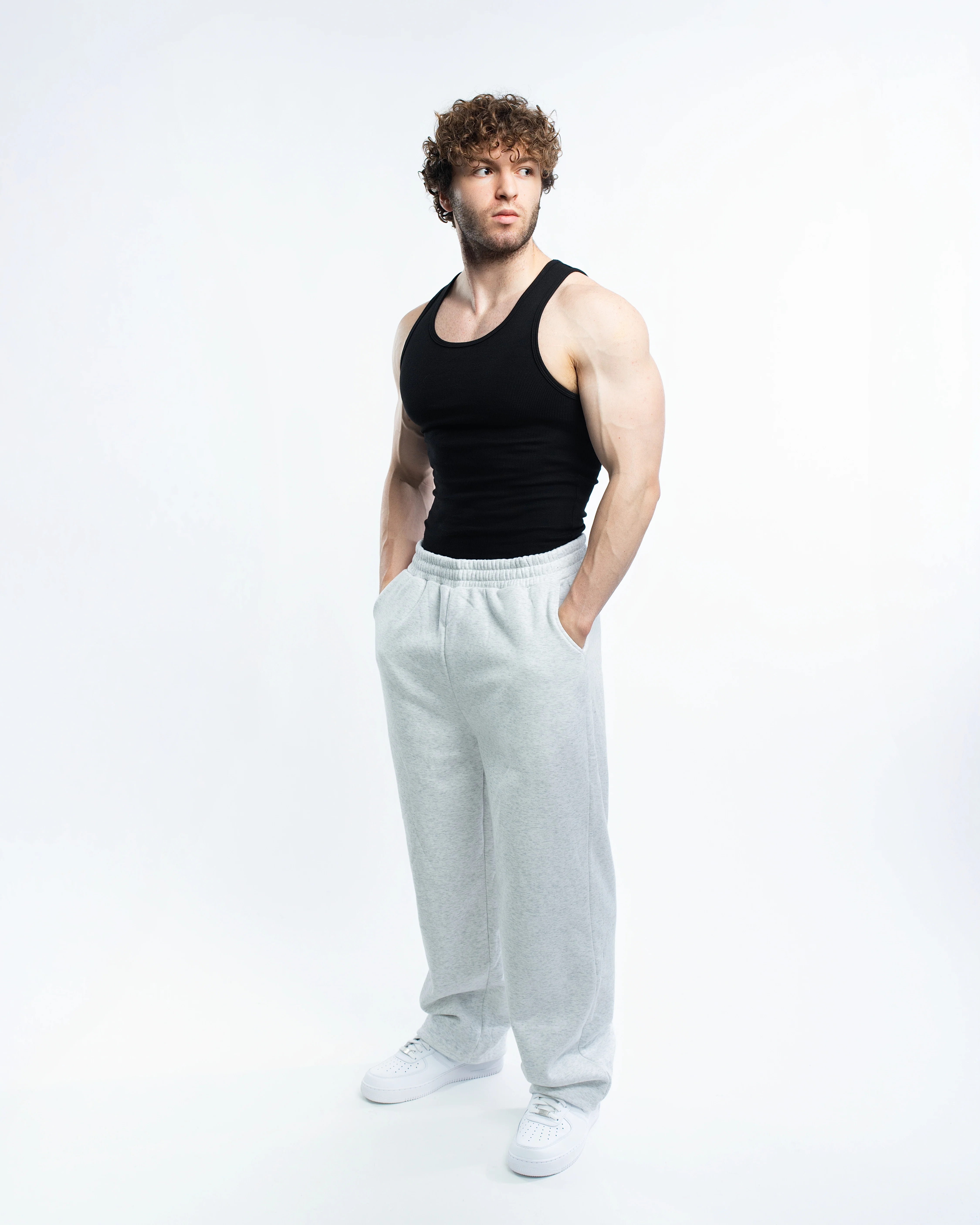 Polar Fleece Blank (Straight Leg) Sweatpants 380 GSM - Image 11