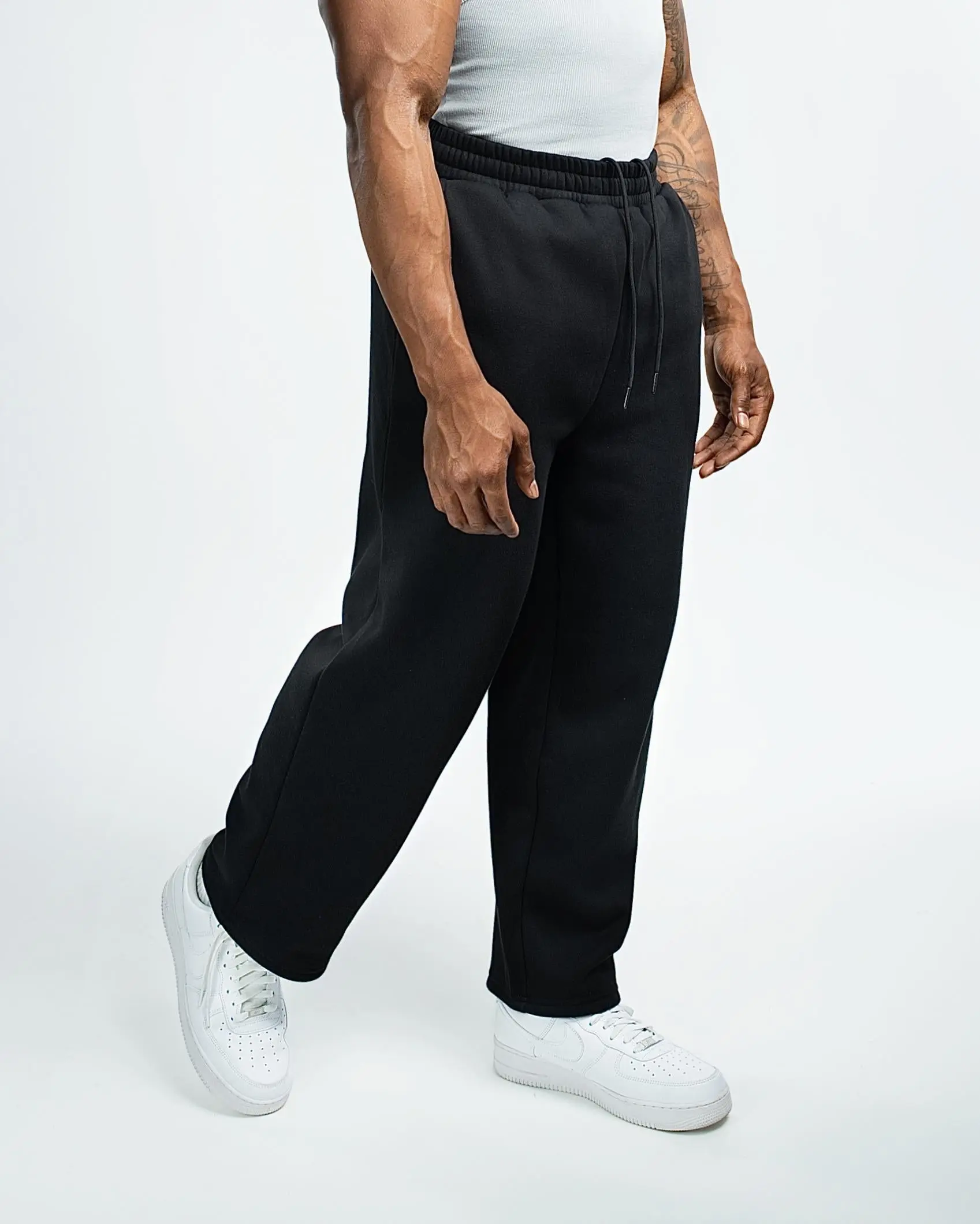 Polar Fleece Blank (Straight Leg) Sweatpants 380 GSM - Image 4