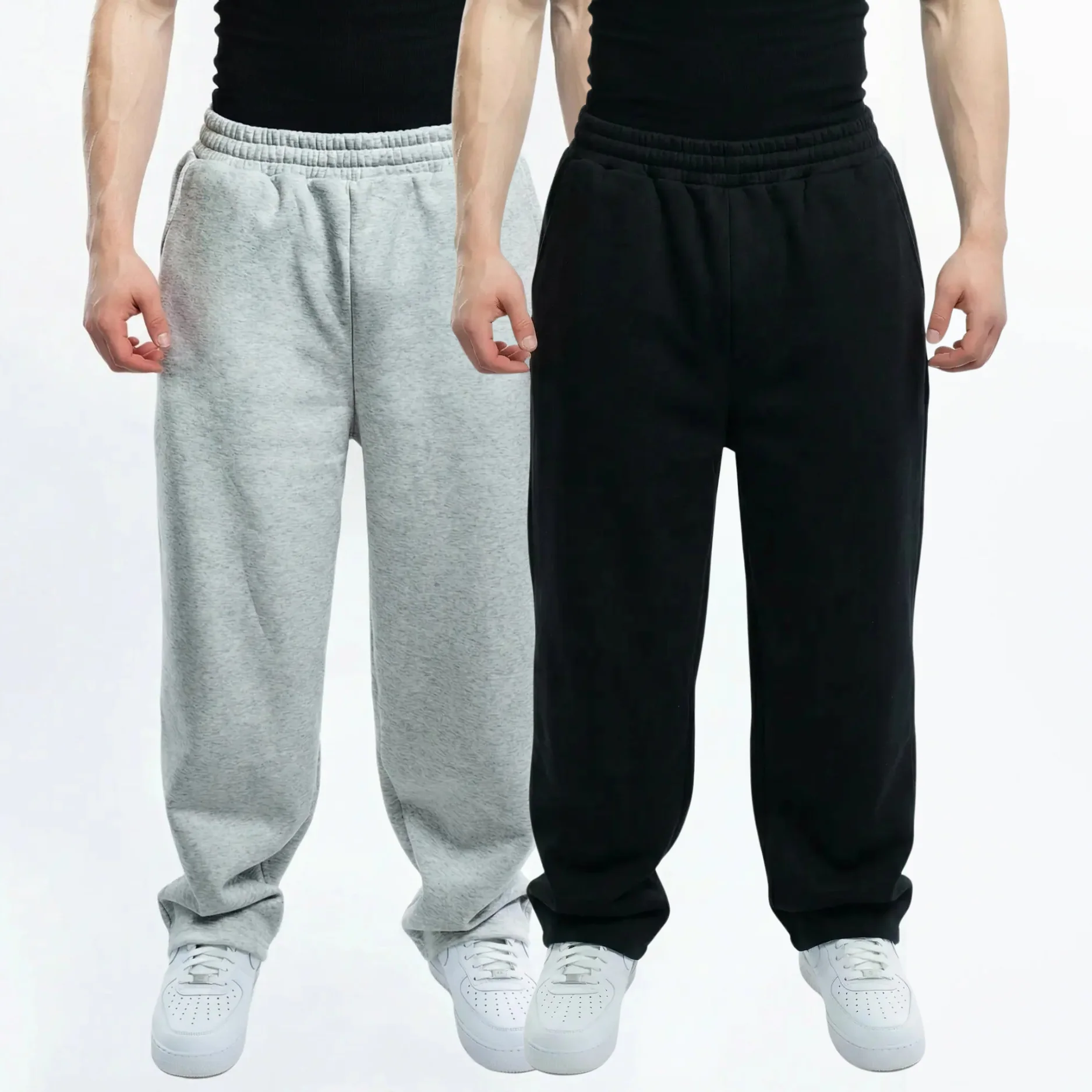 Polar Fleece Blank (Straight Leg) Sweatpants 380 GSM - Image 5