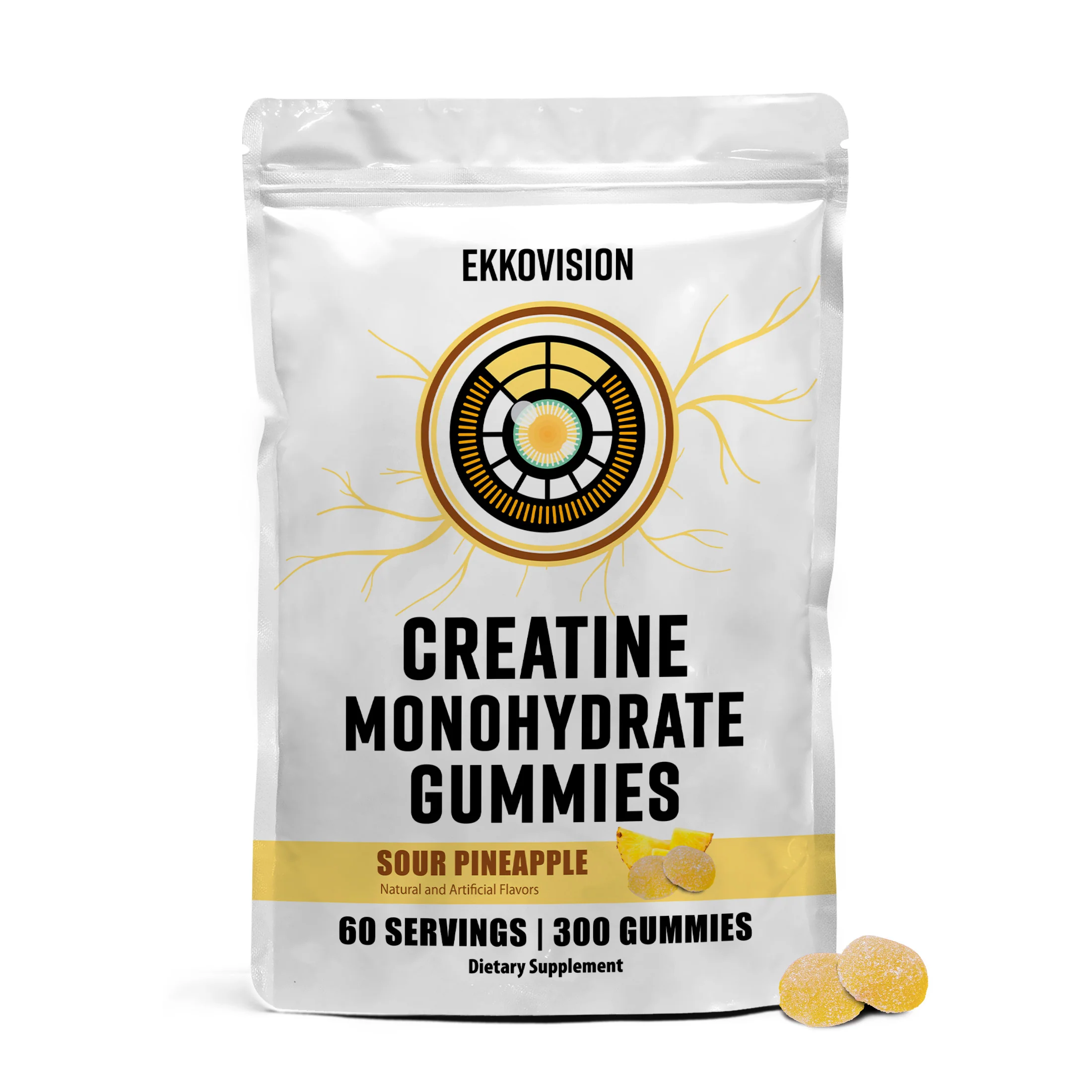 EKKO Creatine Gummies 300 Gummies 3RD Party Tested - Image 10