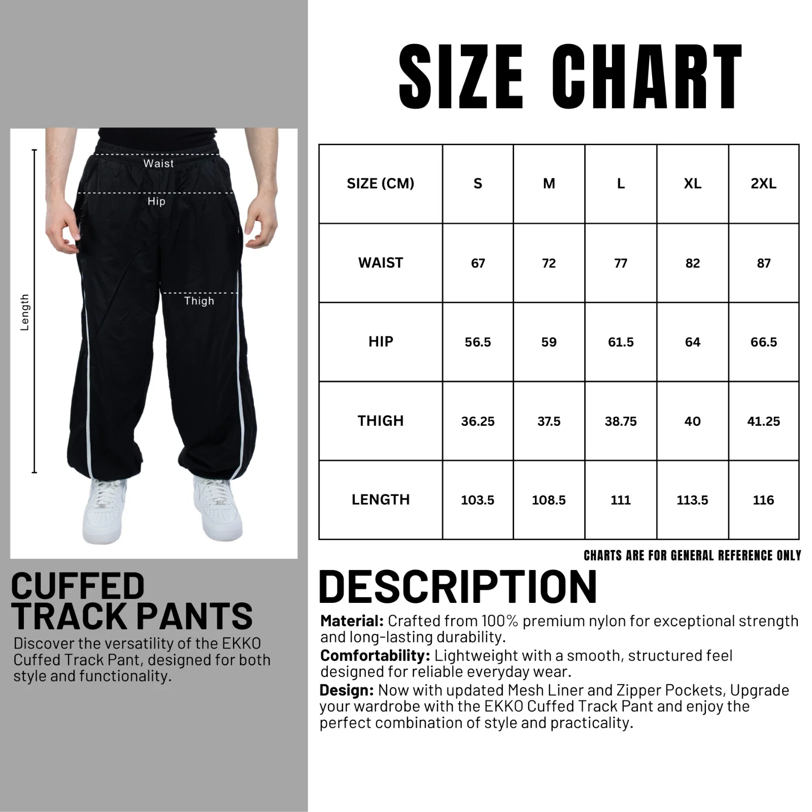 EKKO Cuffed Track Pant - Image 5