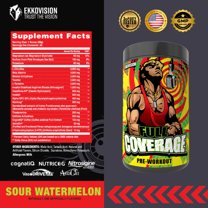 EKKO Full Coverage Preworkout - Charlie Caruso Signature - Image 3