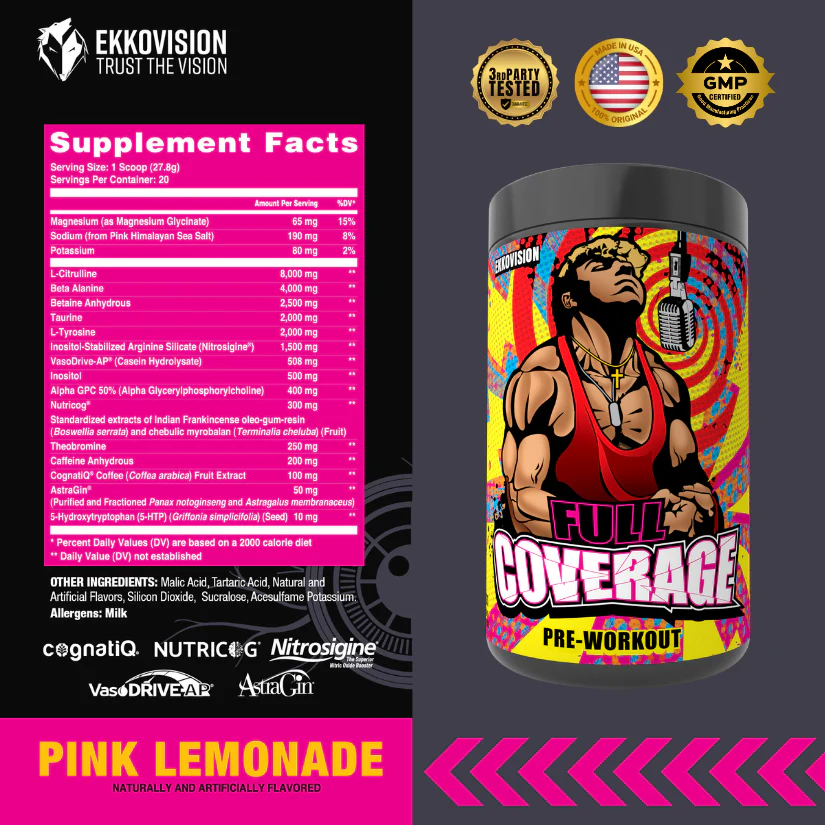 EKKO Full Coverage Preworkout - Charlie Caruso Signature - Image 4