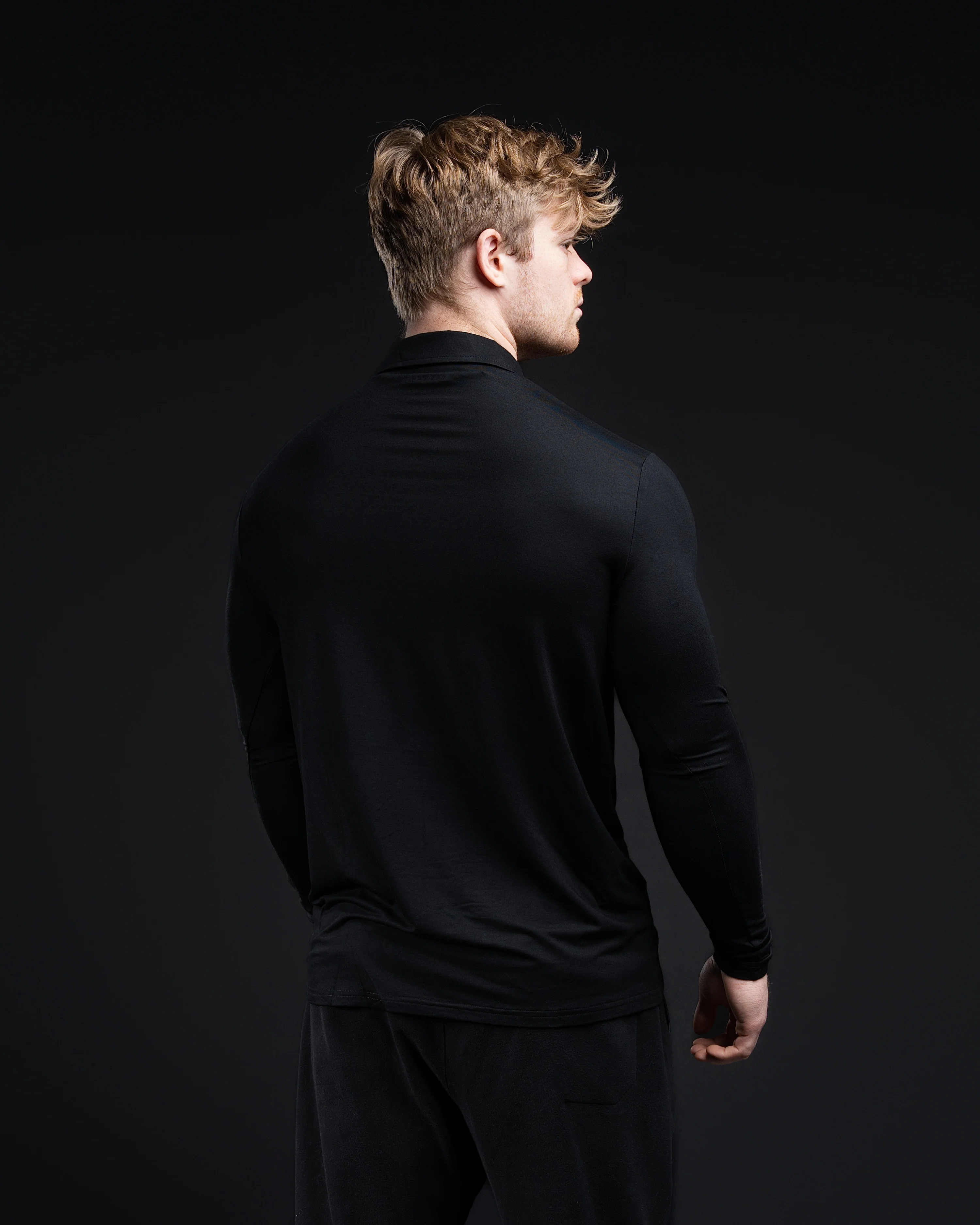 EKKO Long Sleeve Blank Polo Dress Shirt 280 GSM - Image 5