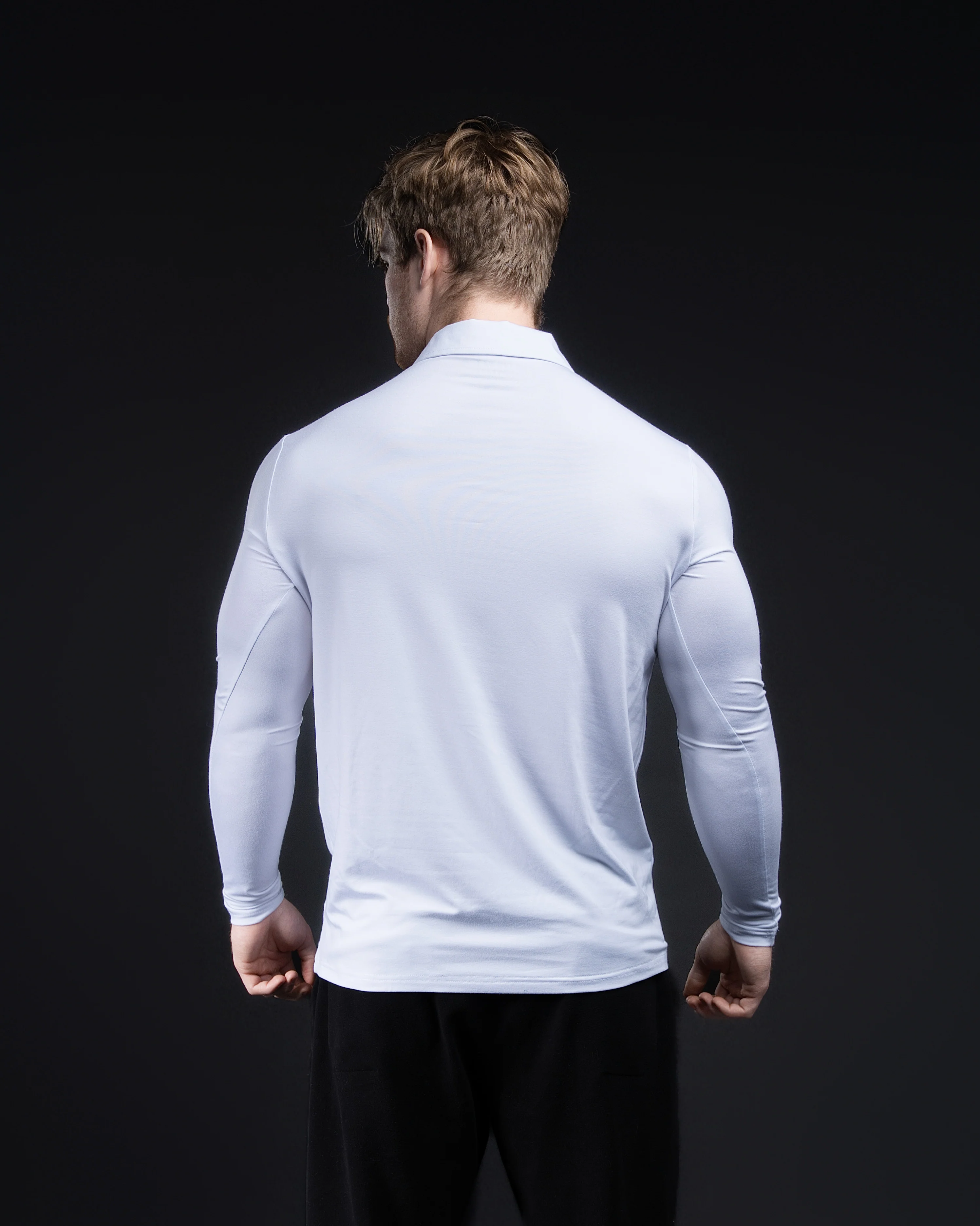 EKKO Long Sleeve Blank Polo Dress Shirt 280 GSM - Image 6