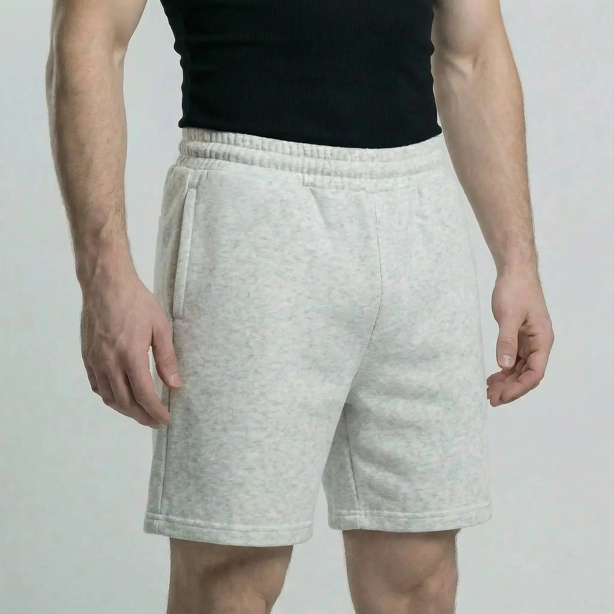 CLEARANCE Men’s Blank Polar Fleece Shorts - Image 3