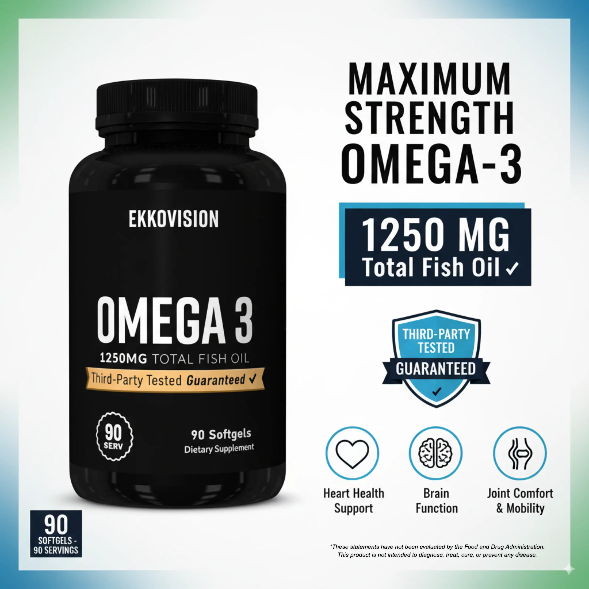 Omega 3 Fish Oil 90 servings - Image 3