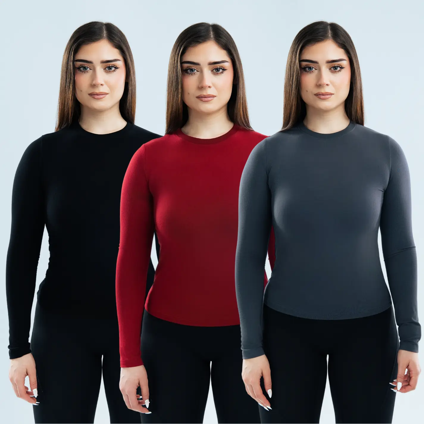 CLEARANCE Womens Blank Long Sleeve Shirt - Image 7