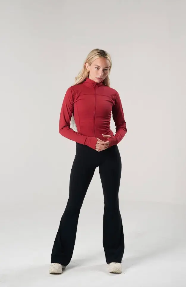 CLEARANCE Womens Nylon Fitted Crop Jacket - Image 5