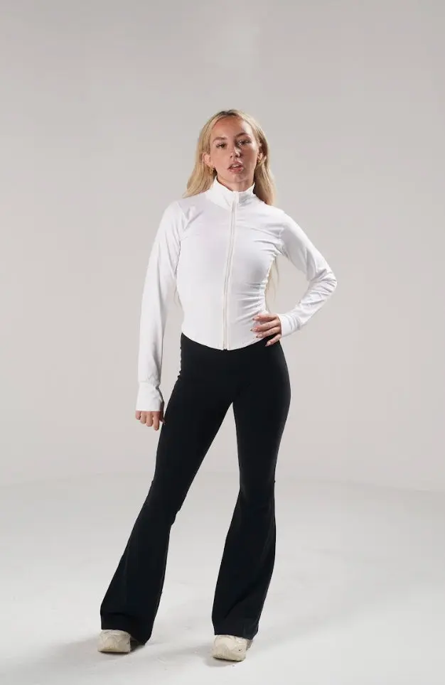 CLEARANCE Womens Nylon Fitted Crop Jacket - Image 7