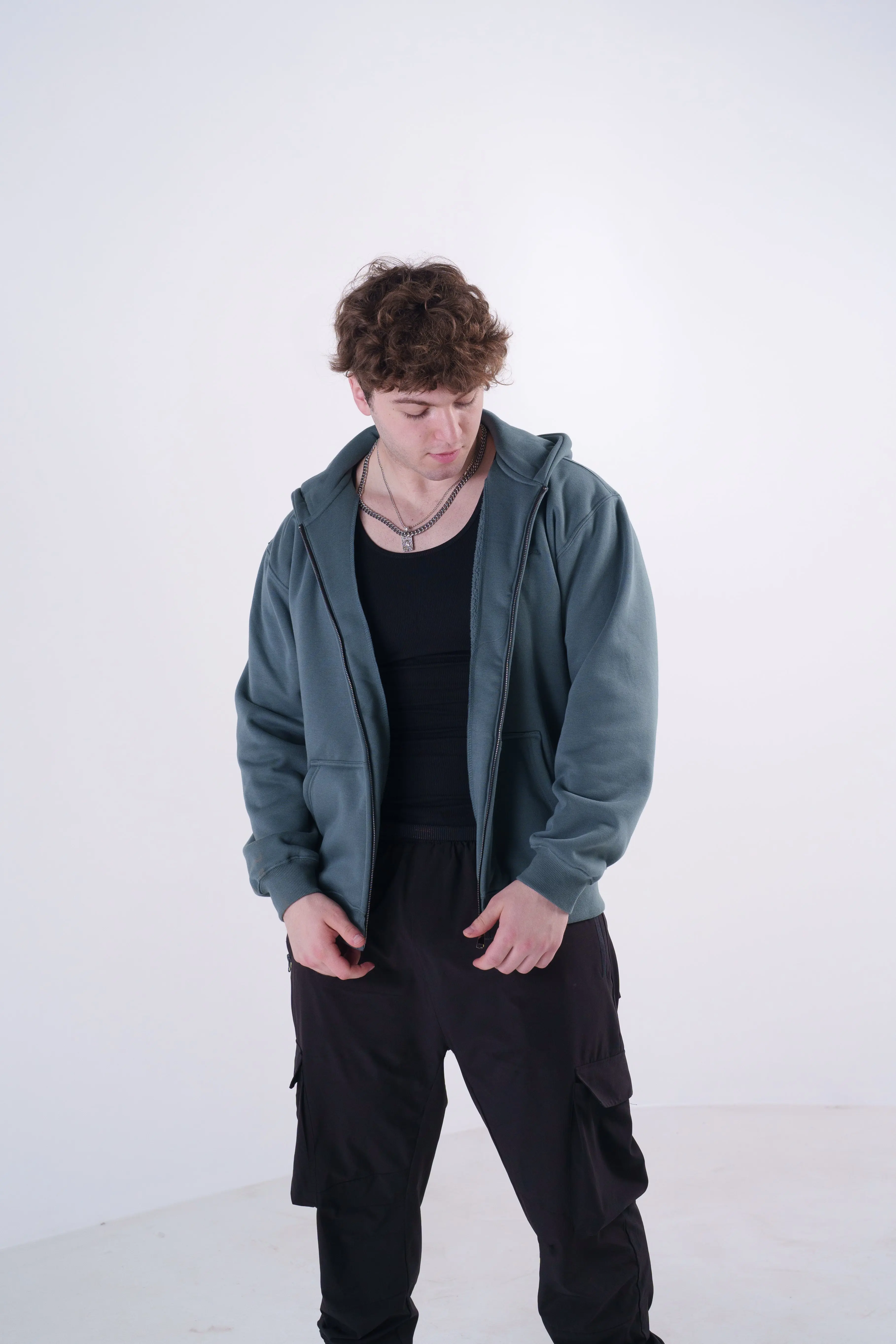 EKKO Zip up Hoodie WITH LOGO 380 GSM - Image 6