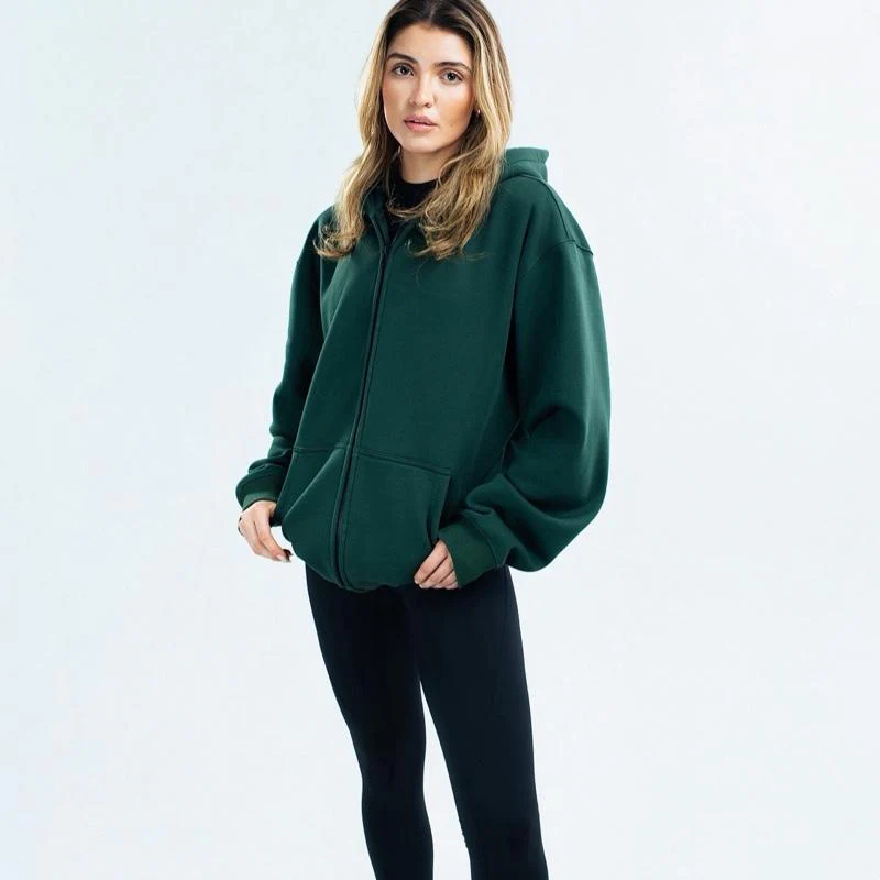 EKKO Blank Zip-Up Hoodie - Polar Fleece 380 GSM - Unisex - Image 15